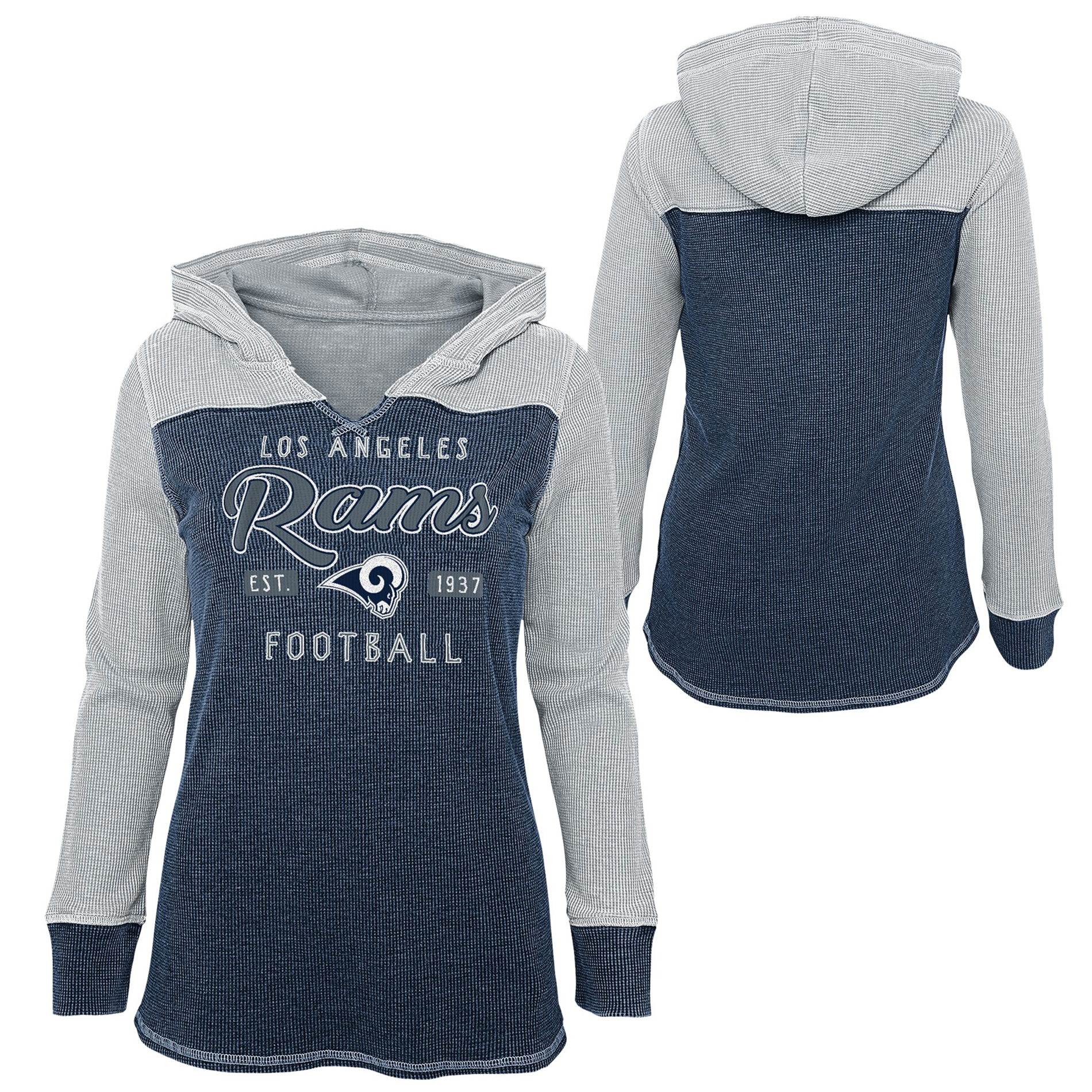 NFL Girls&#8217; Long Sleeve Hoodie Sweatshirt &#8211; Los Angeles Rams