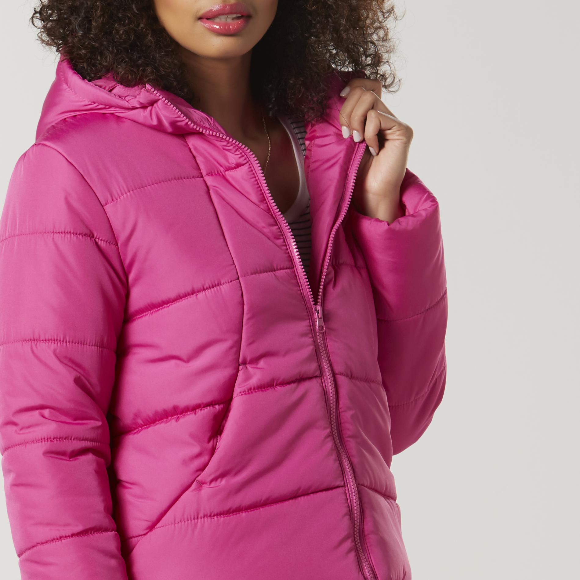 puffer jacket hood womens