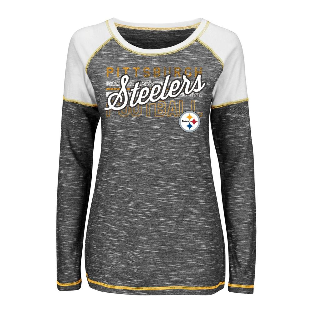 NFL Women's Raglan Shirt - Pittsburgh Steelers