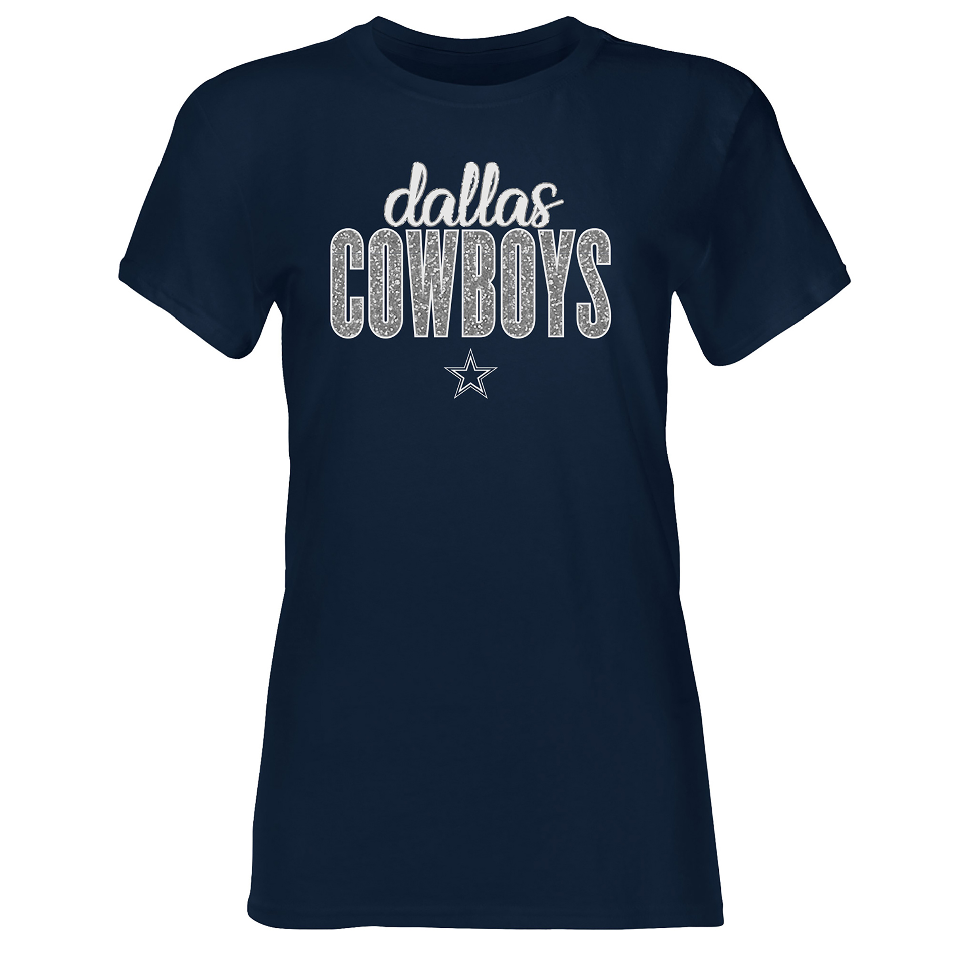NFL Women&#8217;s Short Sleeve Crew Neck T-shirt &#8211; Dallas Cowboys