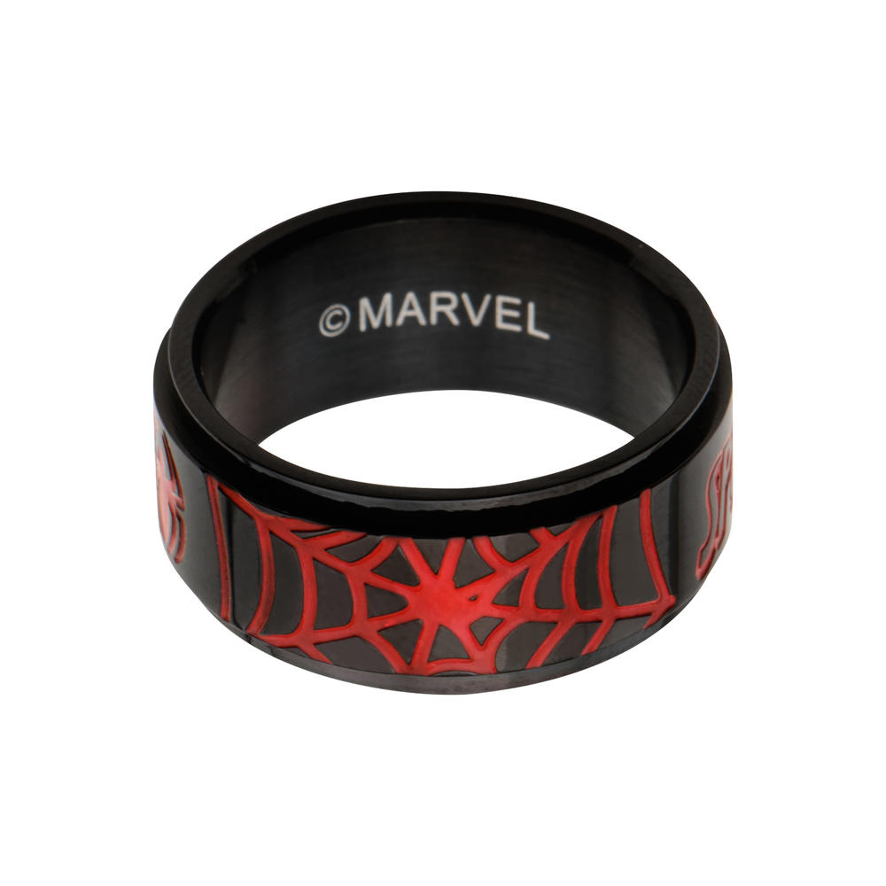 Marvel Spider-man Red Spinner Ring