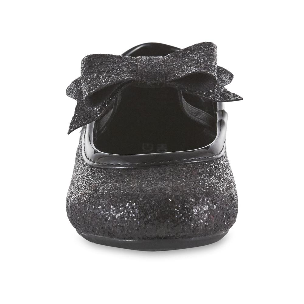 Simply Styled Toddler Girls' Dottie Ballet Flat - Black