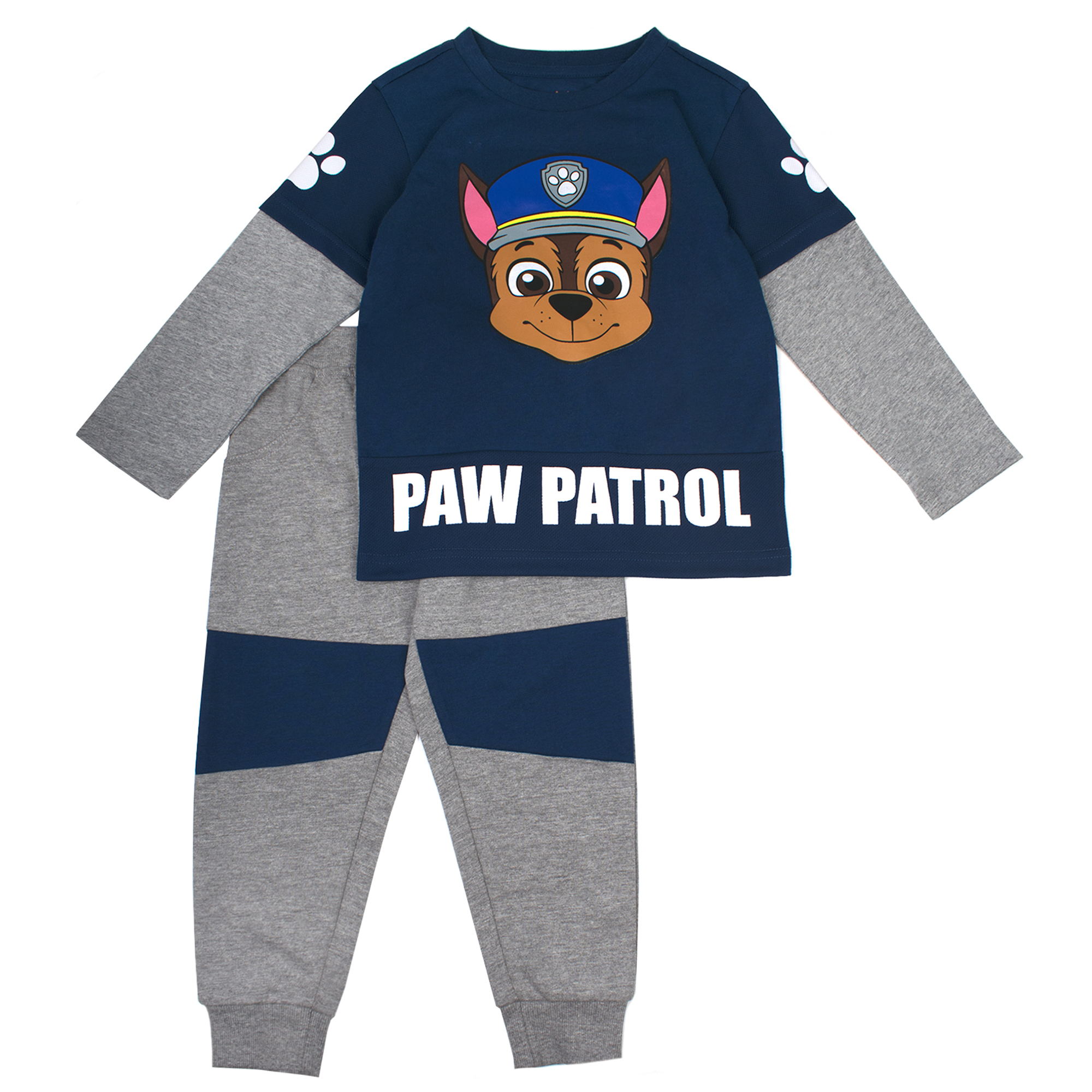 PAW Patrol Boys' Long-Sleeve T-Shirt & Sweatpants - Chase