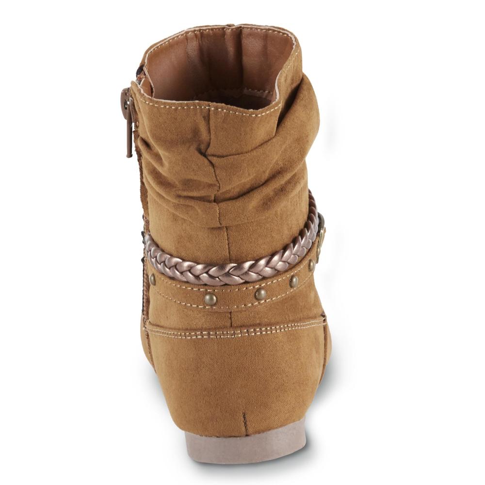 Simply Styled Girls' Ainsley Bootie - Brown