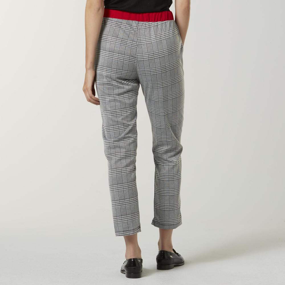Simply Styled Women's Knit Pants - Houndstooth