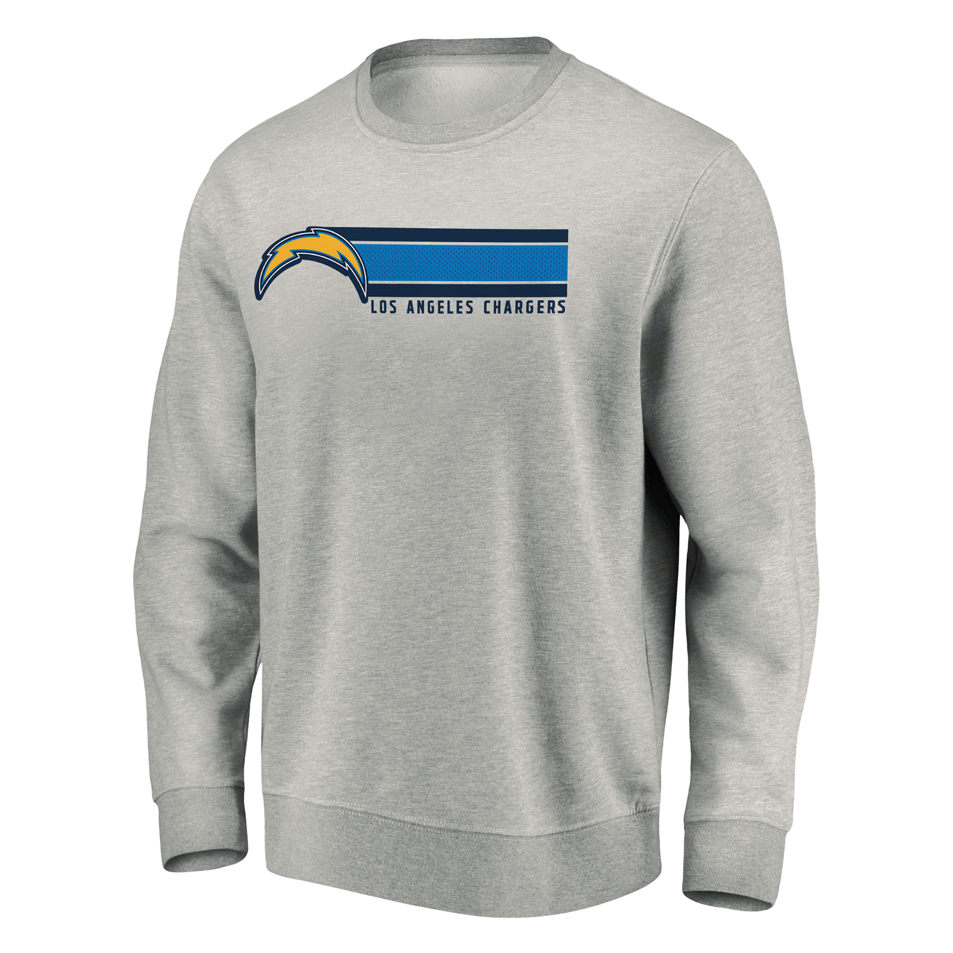 NFL Men&#8217;s Long Sleeve Logo Stripe T-Shirt &#8211; Los Angeles Chargers