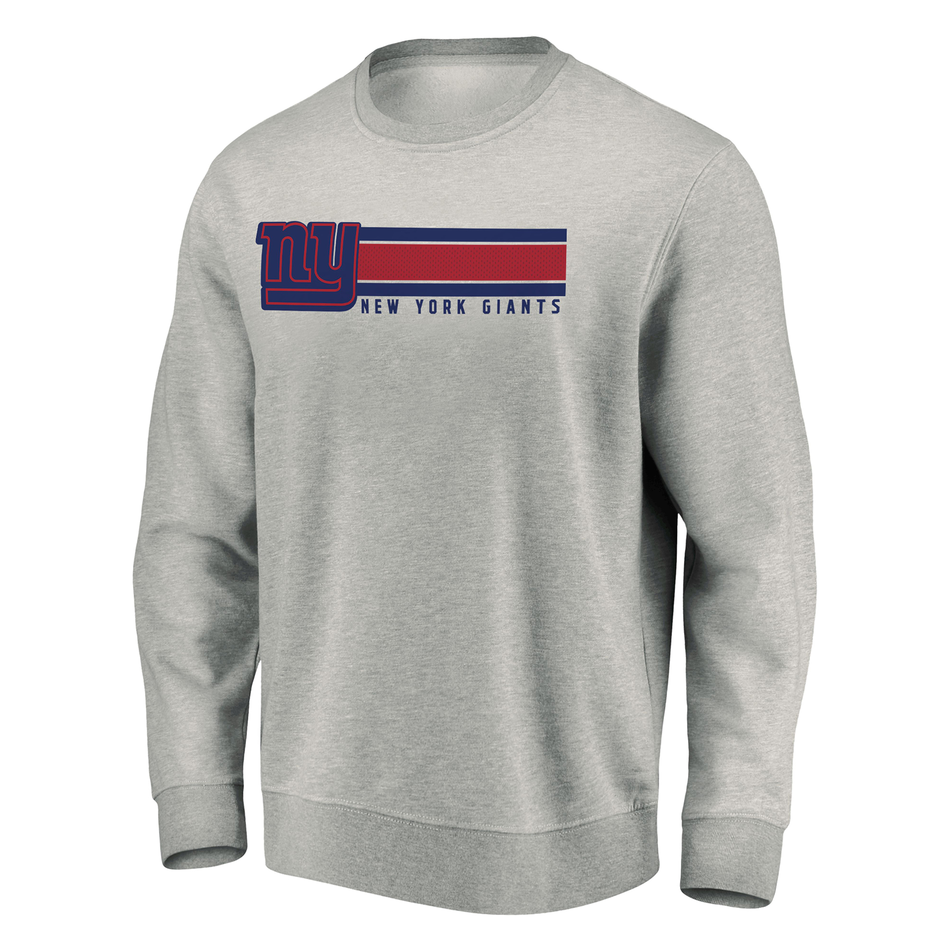 NFL Men&#8217;s Long Sleeve Logo Stripe T-Shirt &#8211; New York Giants