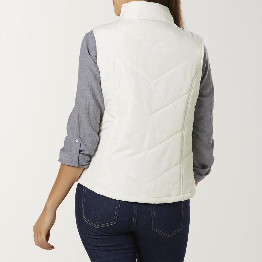 Laura Scott Petites' Puffer Vest - Textured