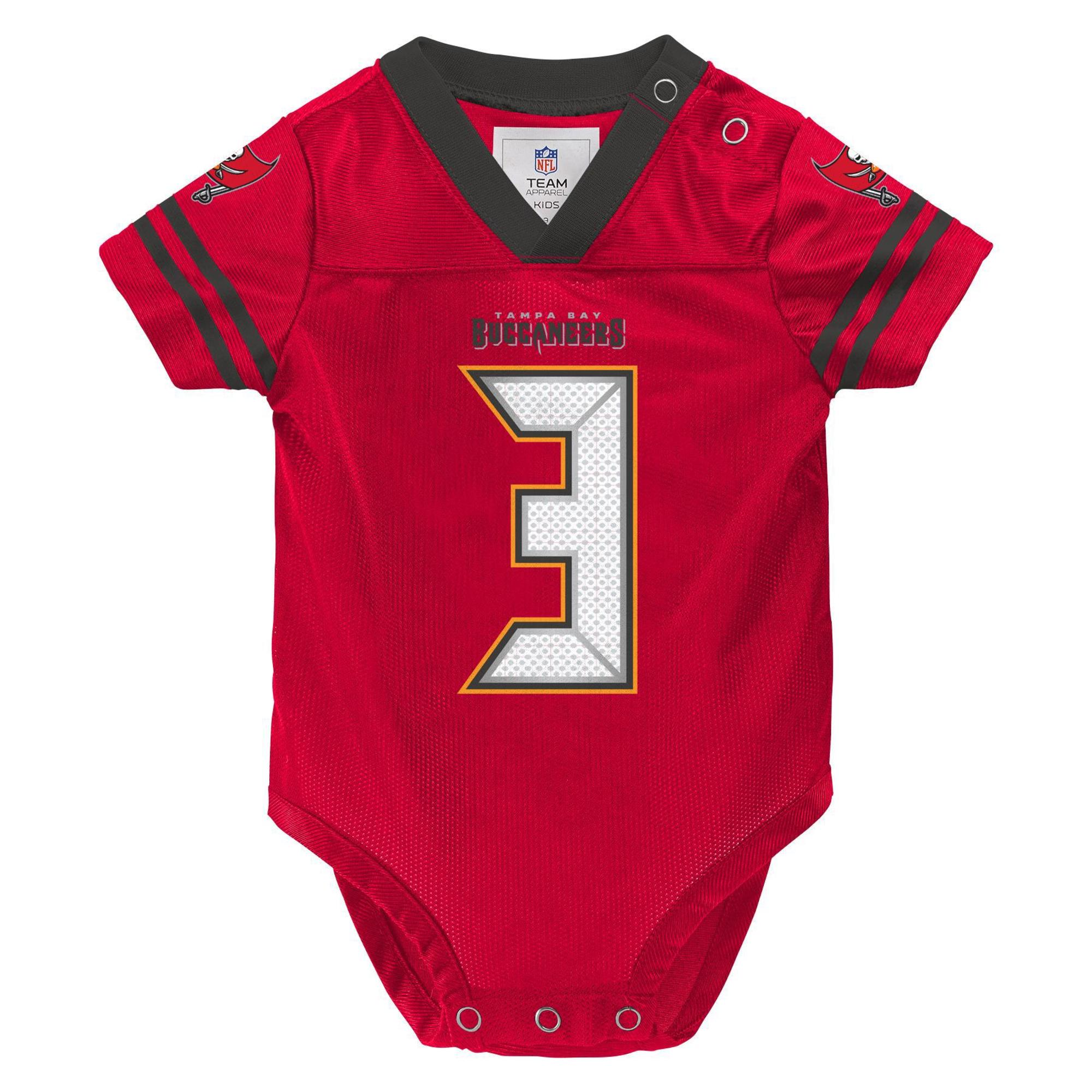 NFL Infants' Player Jersey Bodysuit - Tampa Bay Buccaneers Jameis Winston