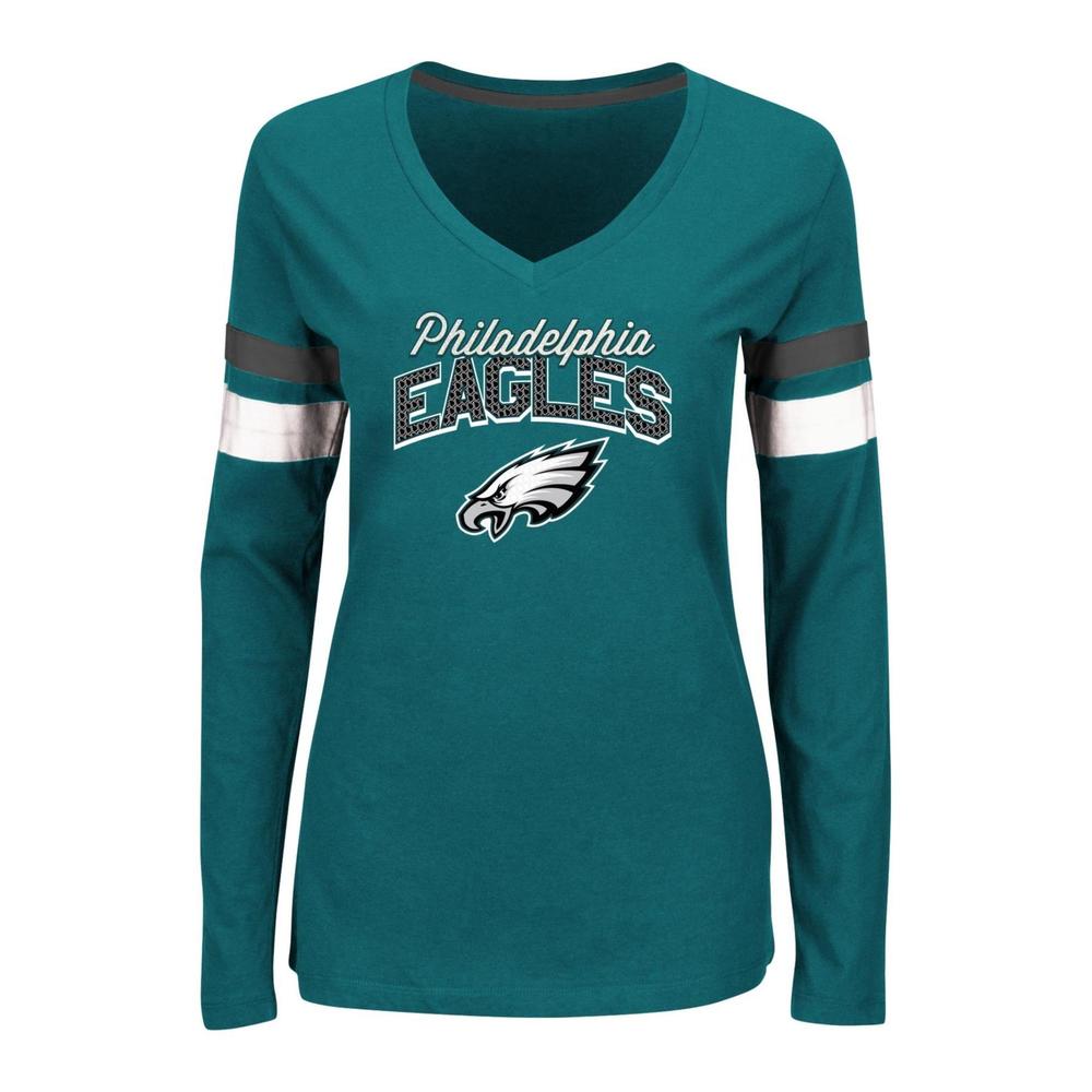 NFL Women's V-Neck T-Shirt - Philadelphia Eagles