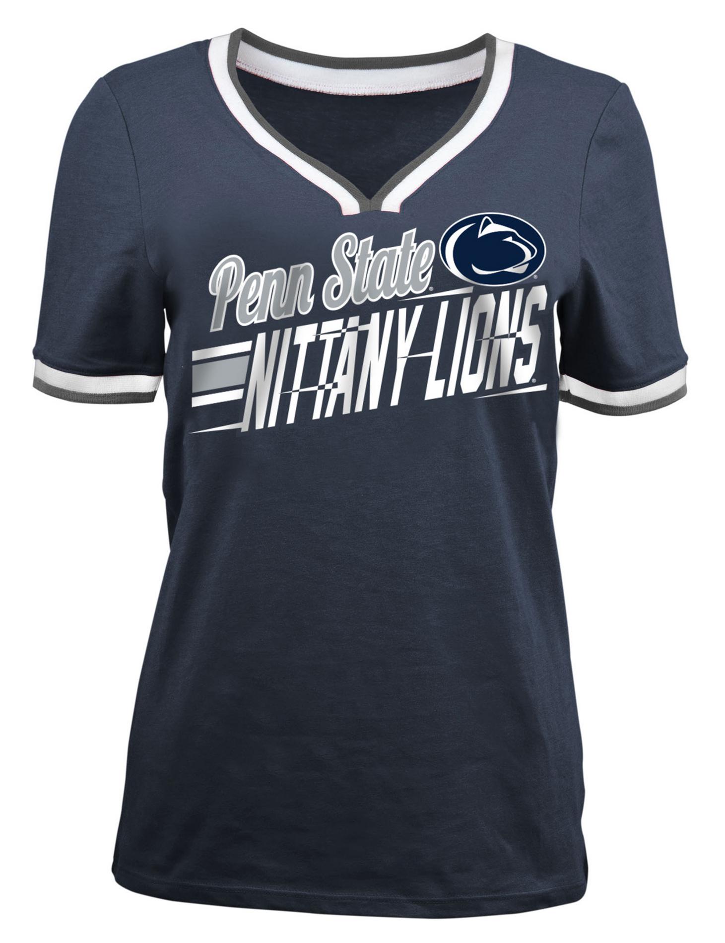 NCAA Women's V-Neck T-Shirt - Pennsylvania State University Lions