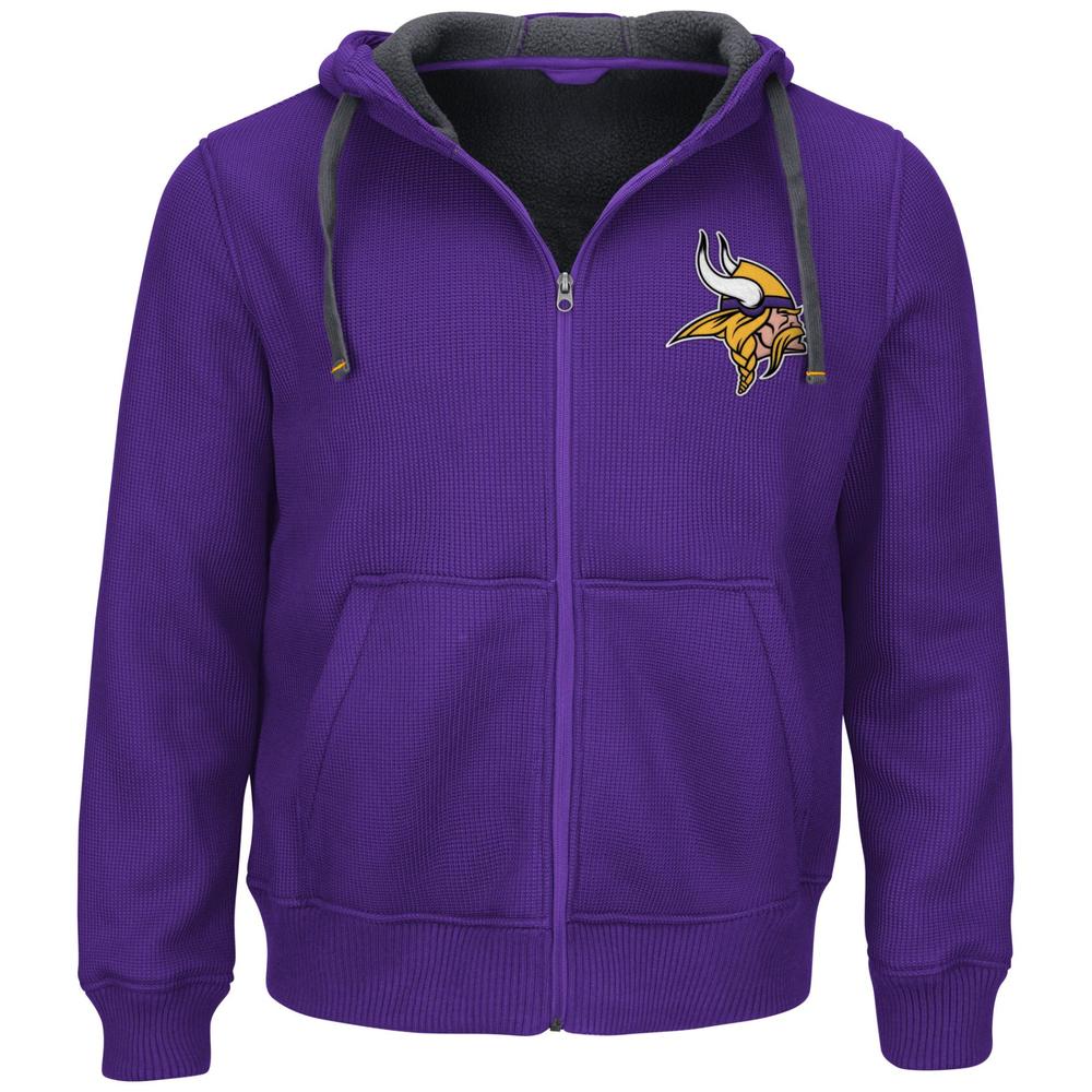 NFL Men's Thermal Hoodie Jacket - Minnesota Vikings