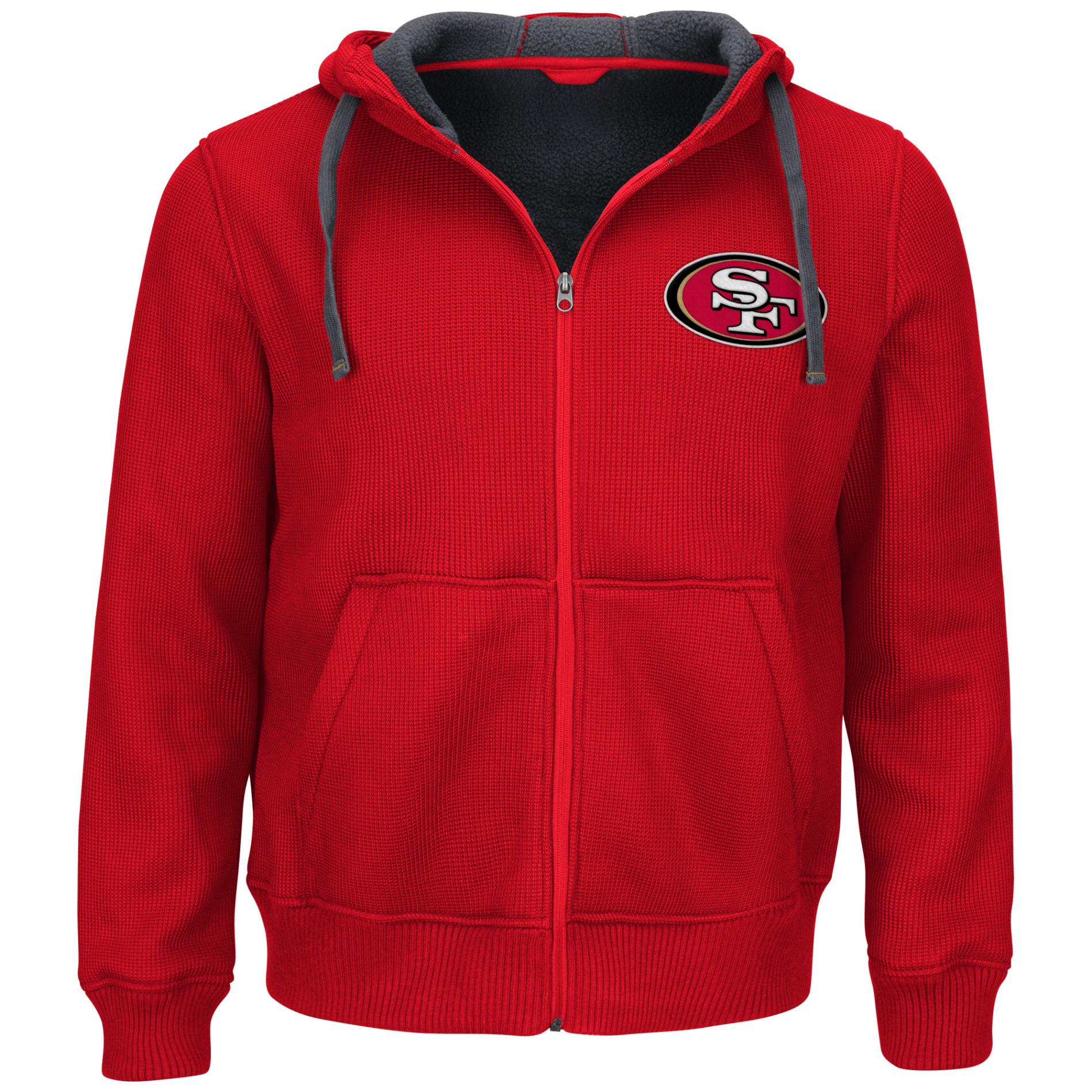 NFL Men's Thermal Hoodie Jacket - San Francisco 49ers