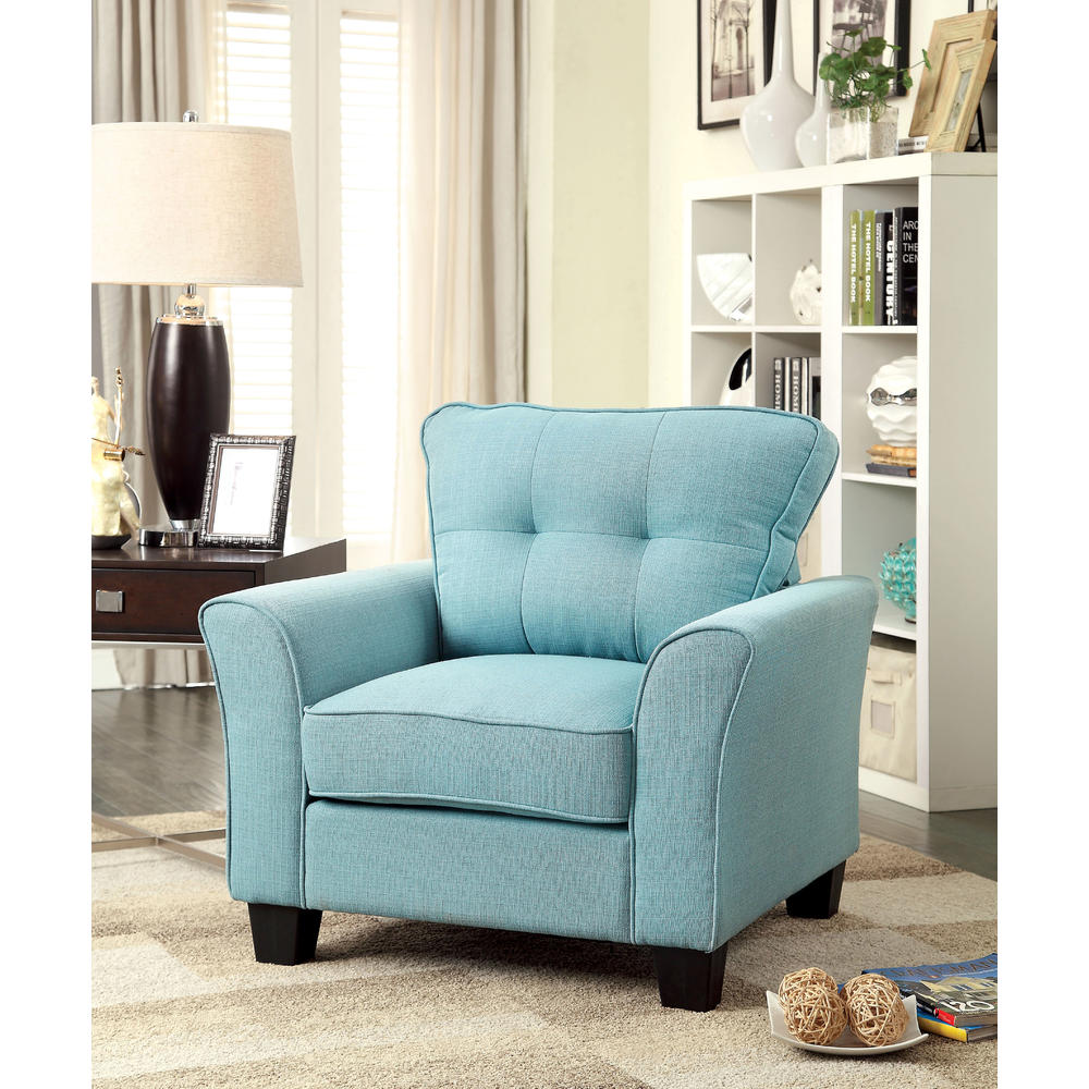 Furniture of America Varris Transitional Flared Arm 3-Piece Set
