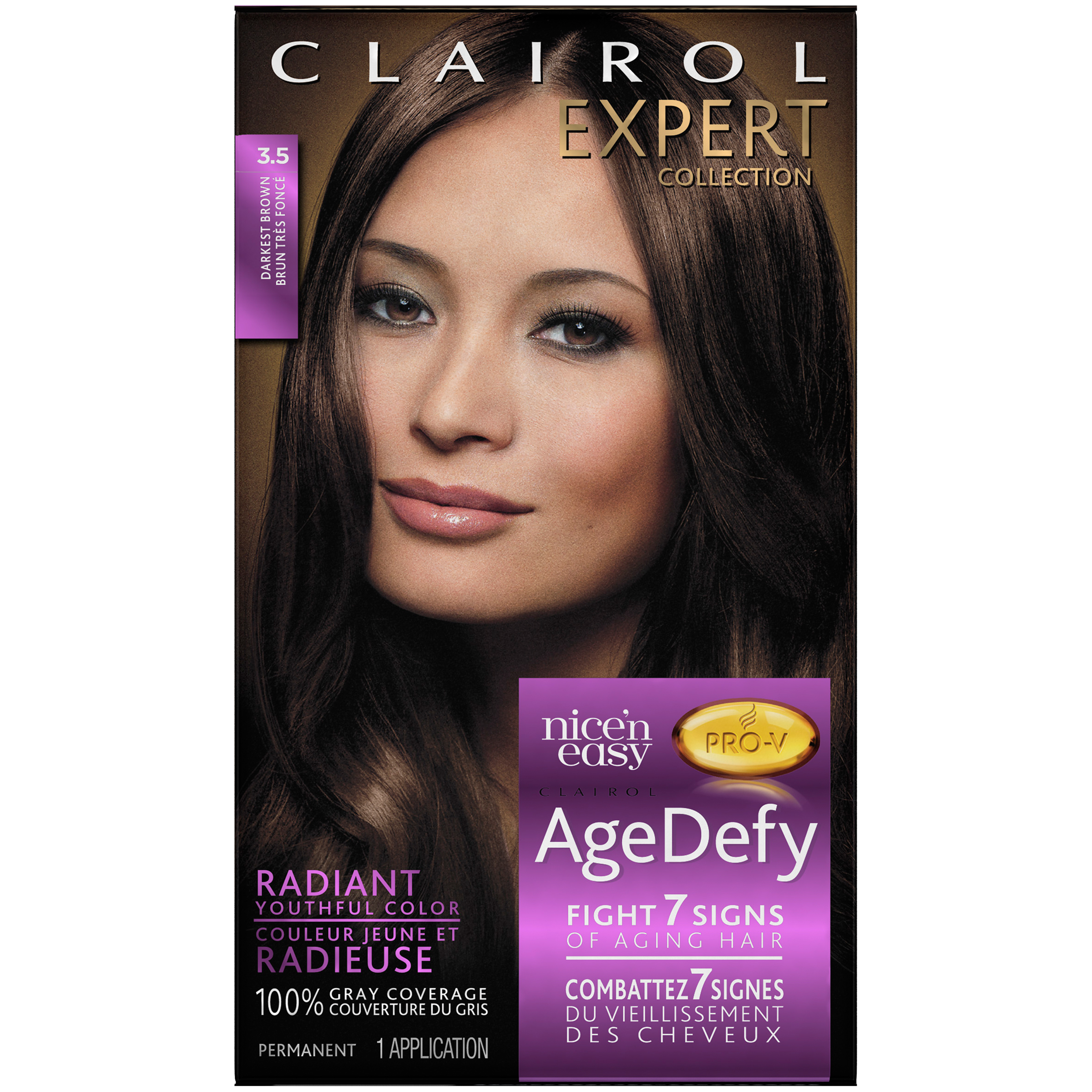 Clairol Expert Nice N Easy Age Defy Permanent Hair Color 1 Kit