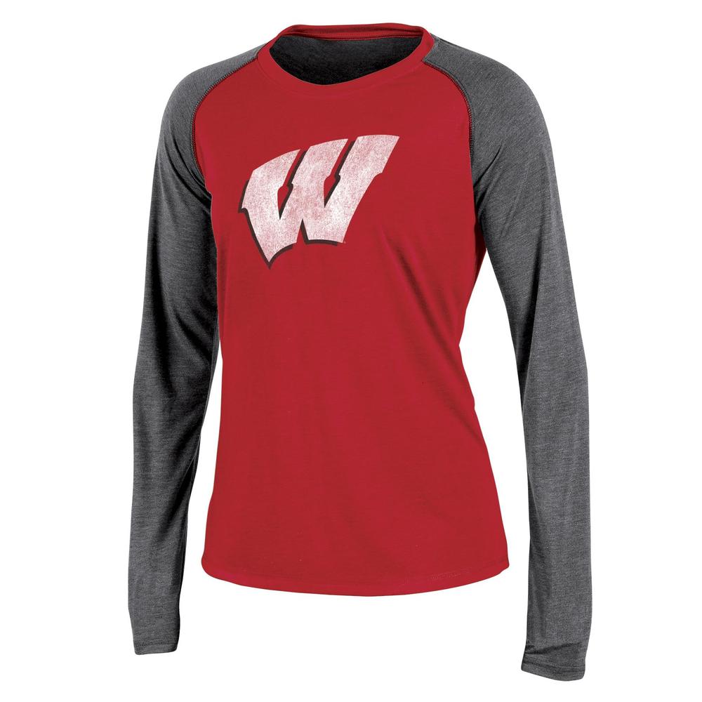 NCAA Women's Long-Sleeve T-Shirt - University of Wisconsin Badgers