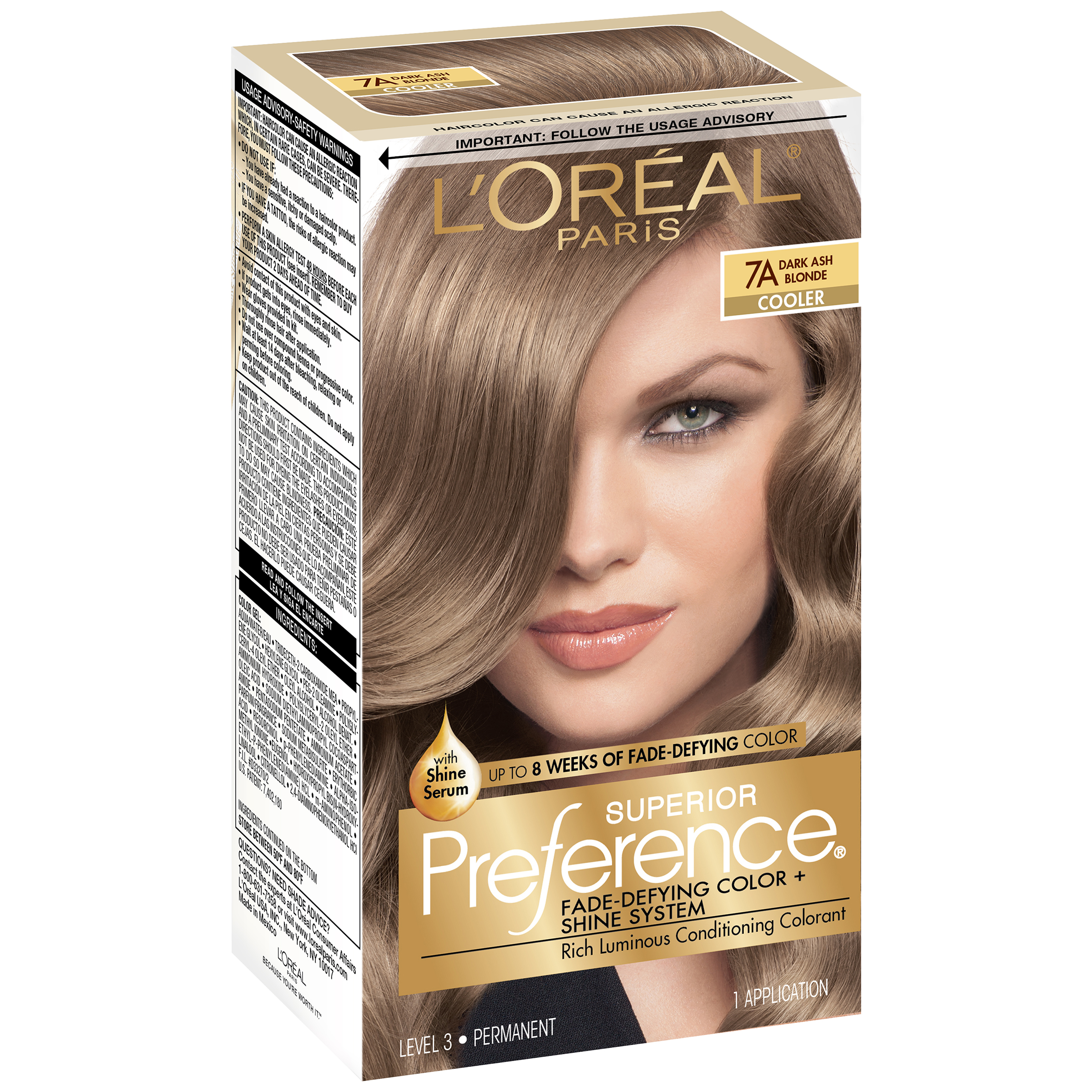 Loreal Preference Color Chart