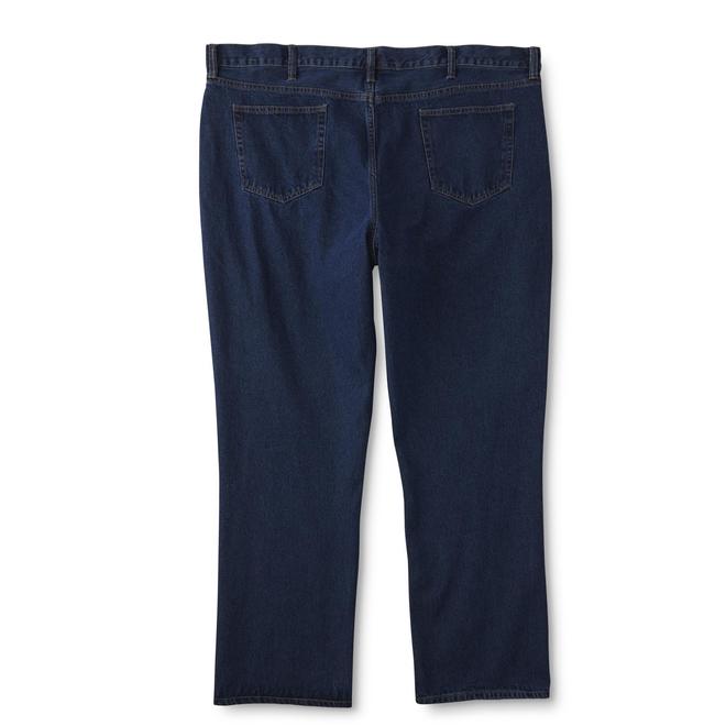 Basic Editions Men's Big & Tall Straight Leg Jeans