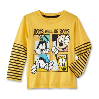 Disney Mickey Mouse Toddler Boys' Layered-Look T-Shirt