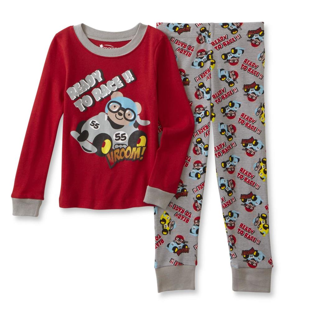 WonderKids Infant & Toddler Boys' Long-Sleeve Pajama Shirt & Pants - Race Car