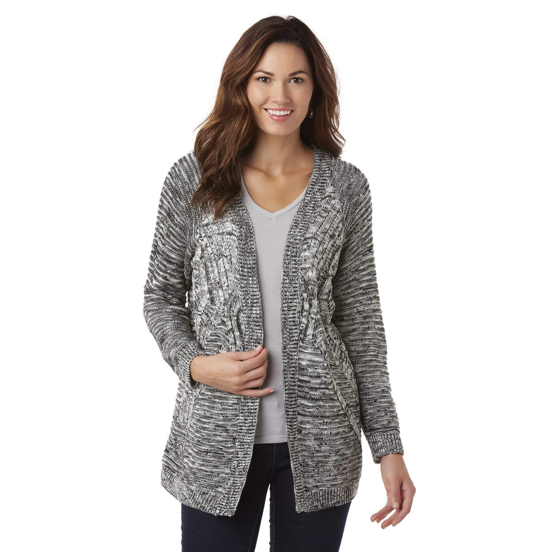 Canyon River Blues Women's Open-Front Cardigan - Marled