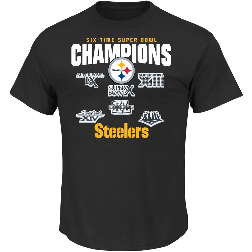 NFL Men's Super Bowl Champions T-Shirt - Pittsburgh Steelers
