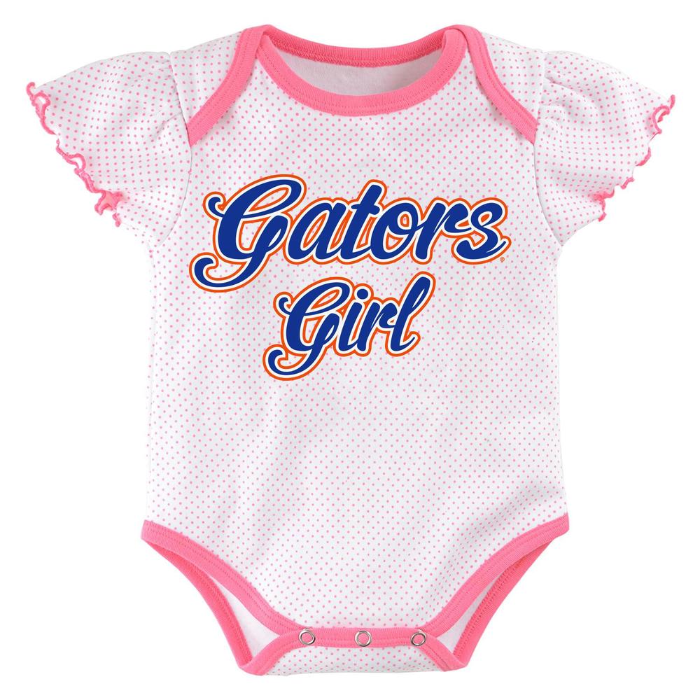 Infant & Toddler Girls' 3-Pack Bodysuits - University of Florida Gators