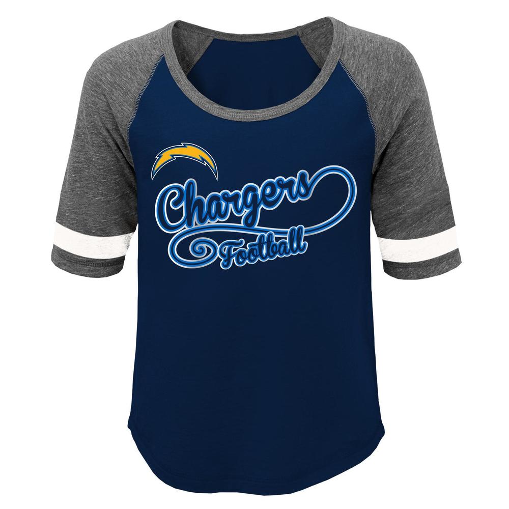 NFL Juniors' Raglan T-Shirt - San Diego Chargers