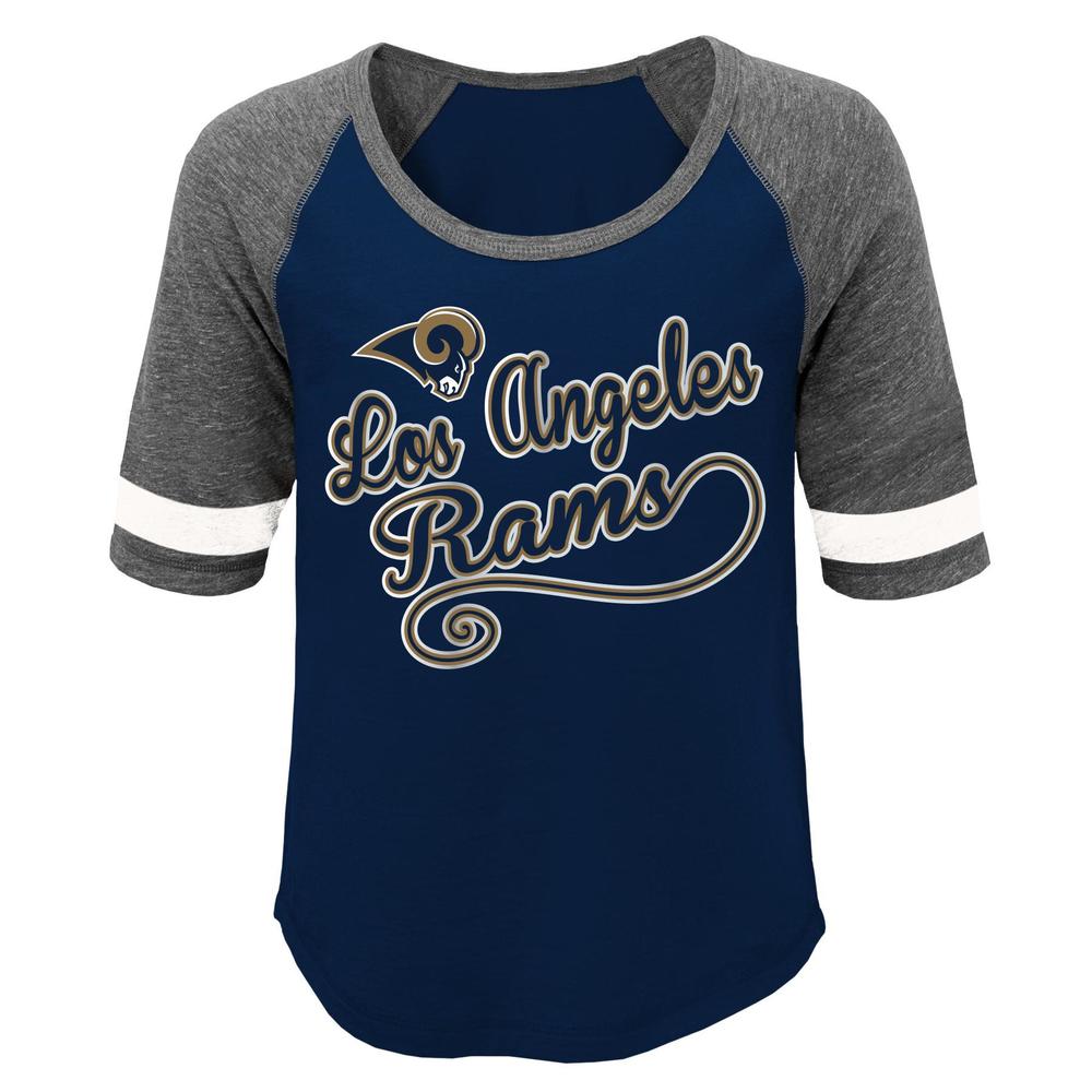NFL Juniors' Raglan T-Shirt - Los Angeles Rams