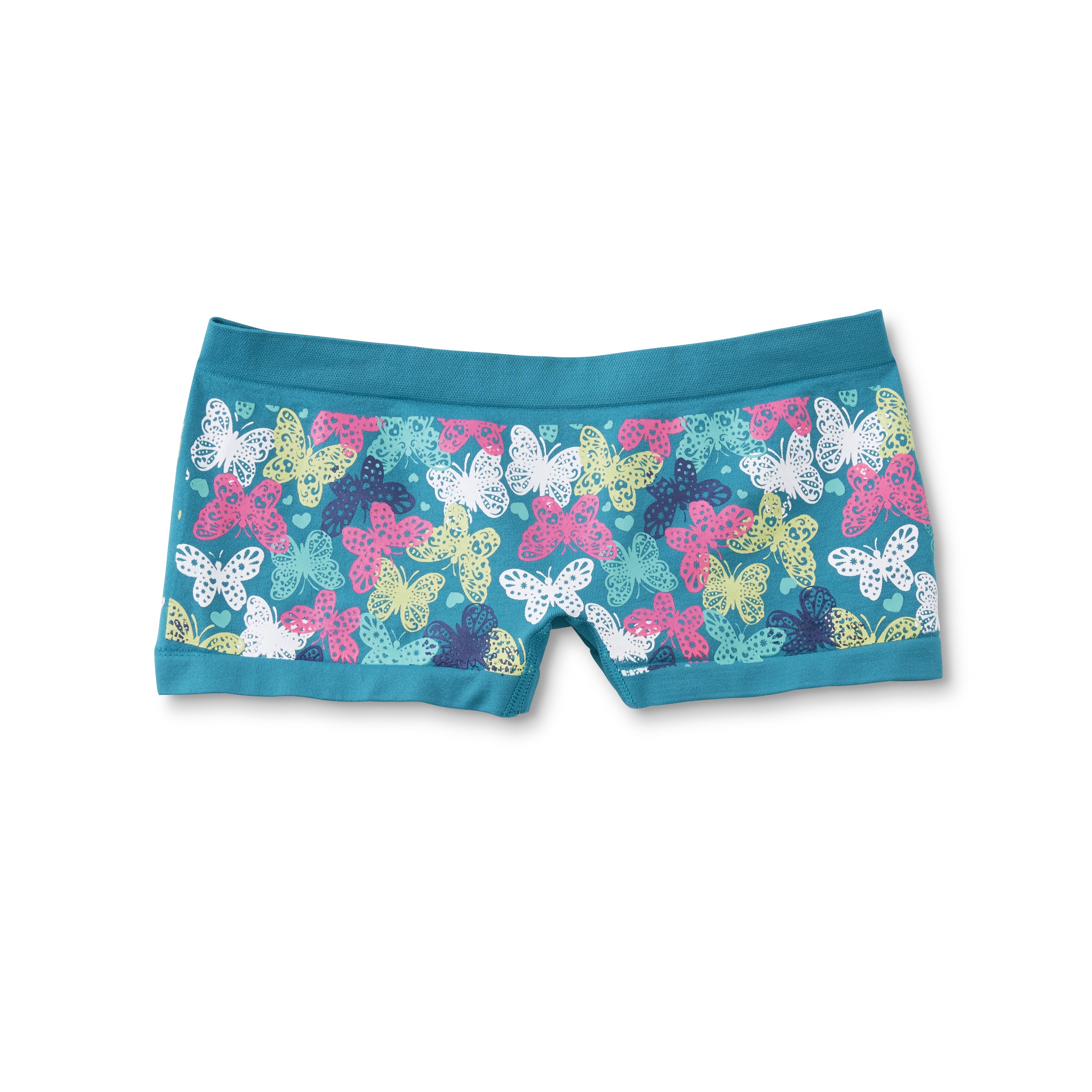 Maidenform Girls' Boy Short Panties - Butterflies
