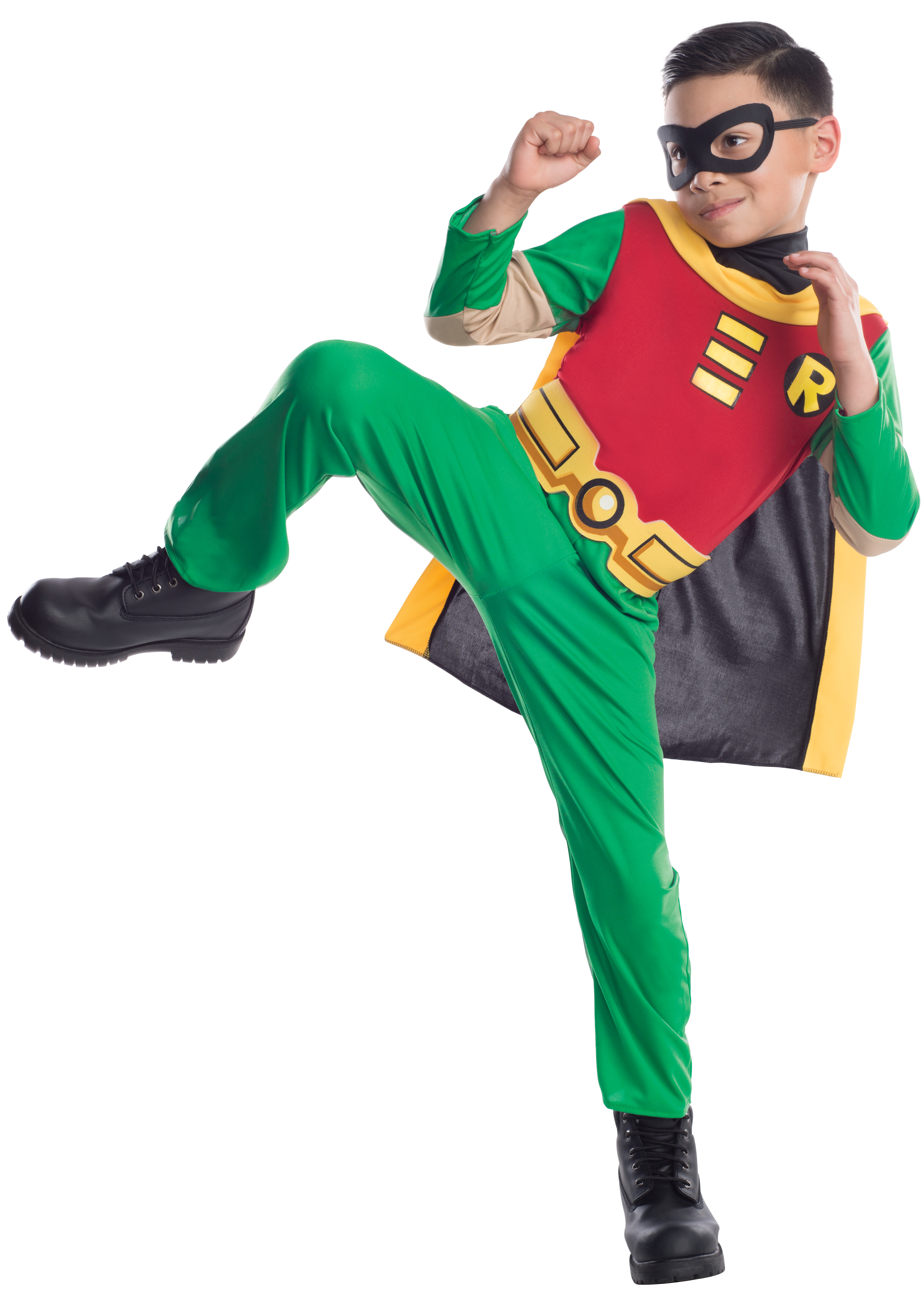 DC Comics Boys' Robin Halloween Costume- Medium Size: M