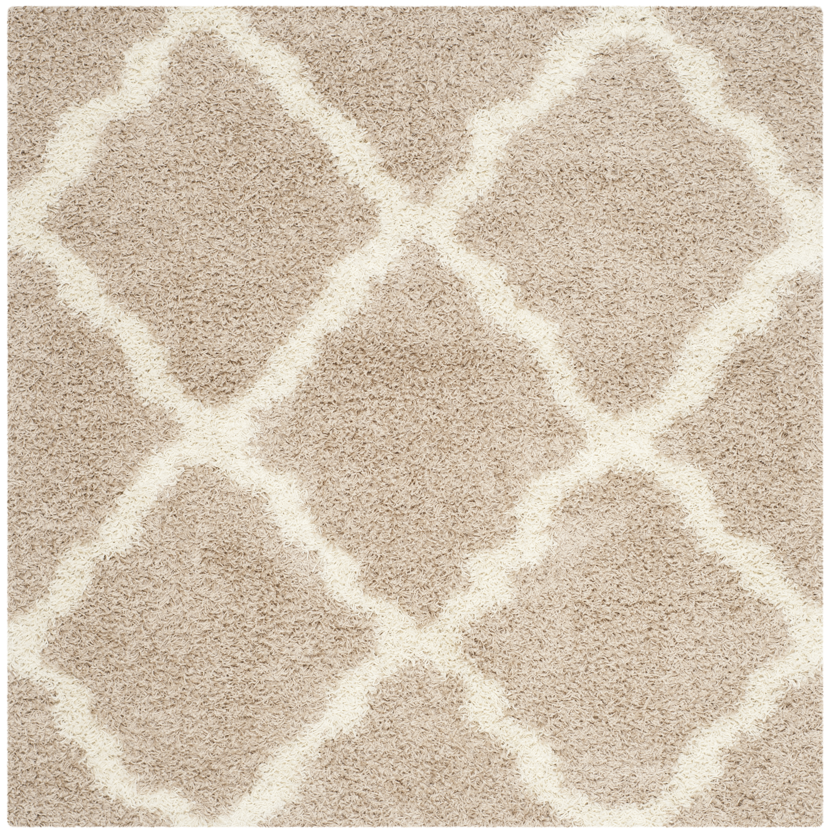 Safavieh Dallas Shag (SGD257) Area Rug 6 ft. to 9 ft. Round or Square