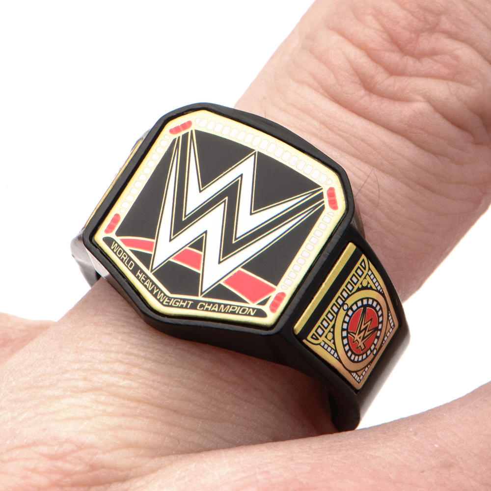 WWE Championship Title Belt Black IP Ring
