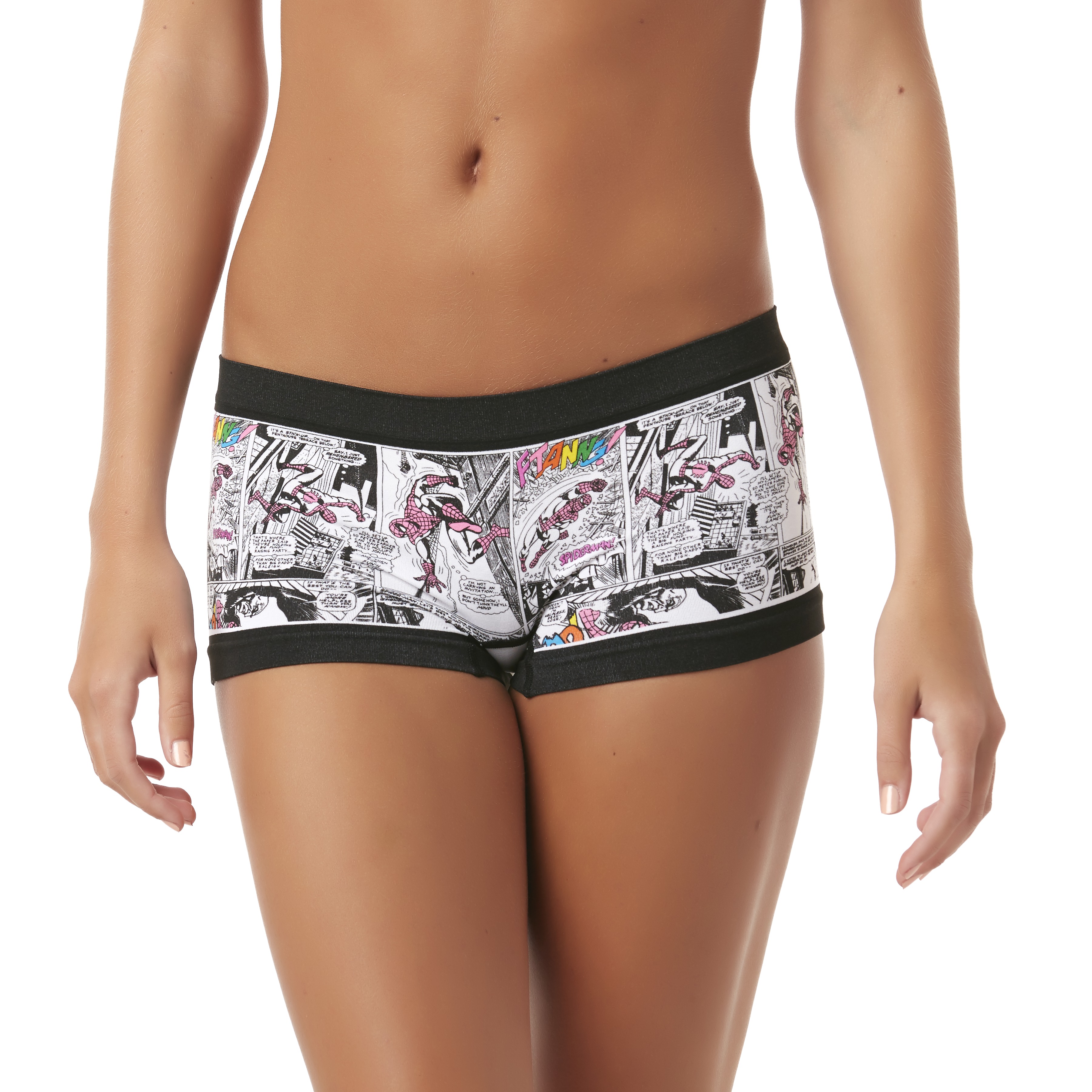Marvel SpiderMan Juniors' Boy Short Panties