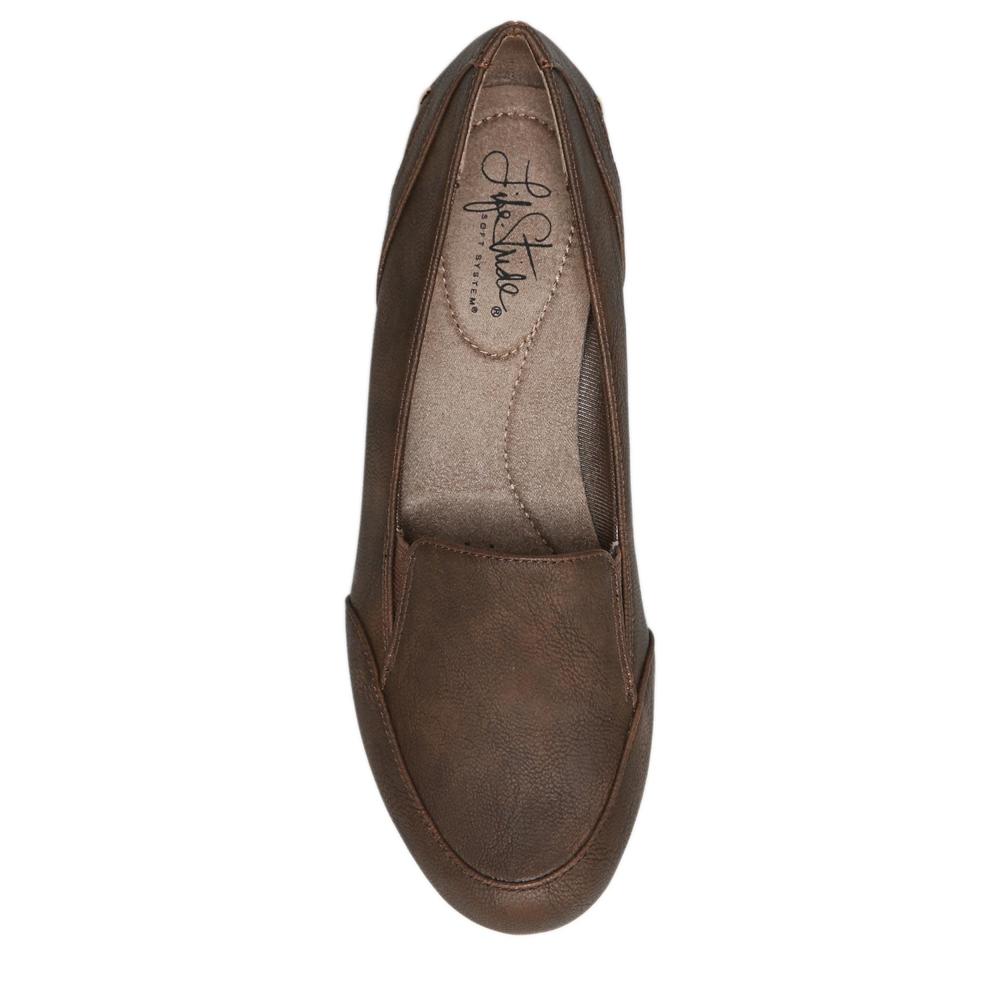 LifeStride Women's Disco Tan Loafer - Wide Width Available