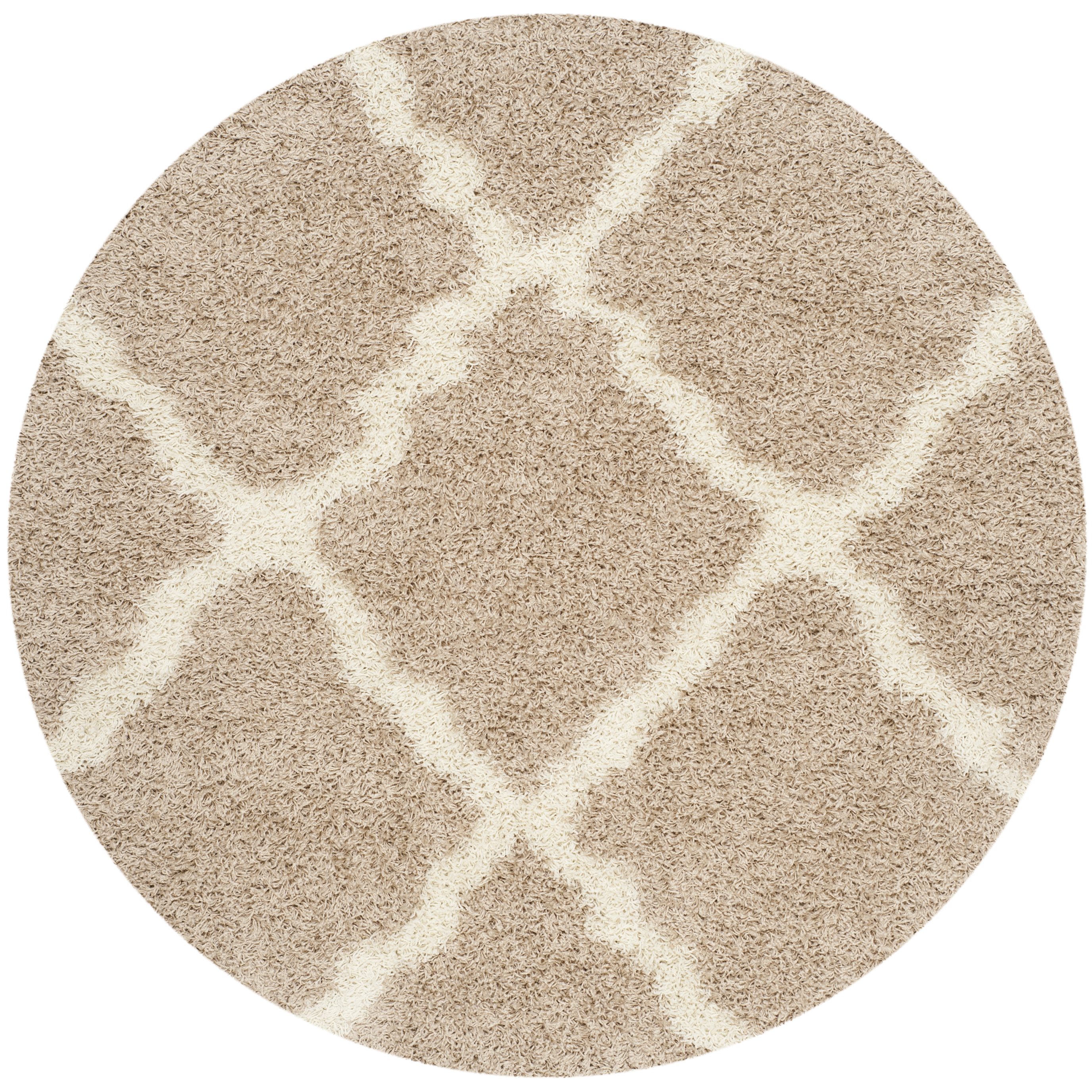 Safavieh Dallas Shag (SGD257) Area Rug 6 ft. to 9 ft. Round or Square