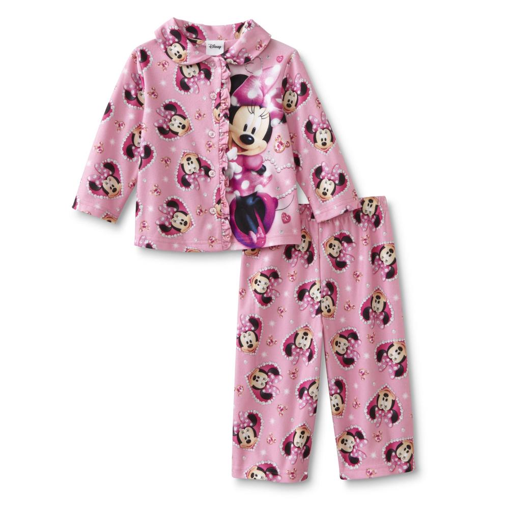 Disney Minnie Mouse Infant & Toddler Girl's Pajama Shirt & Pants