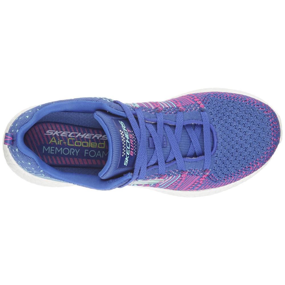 Skechers Women's Athletic Shoe - Blue/Hot Pink