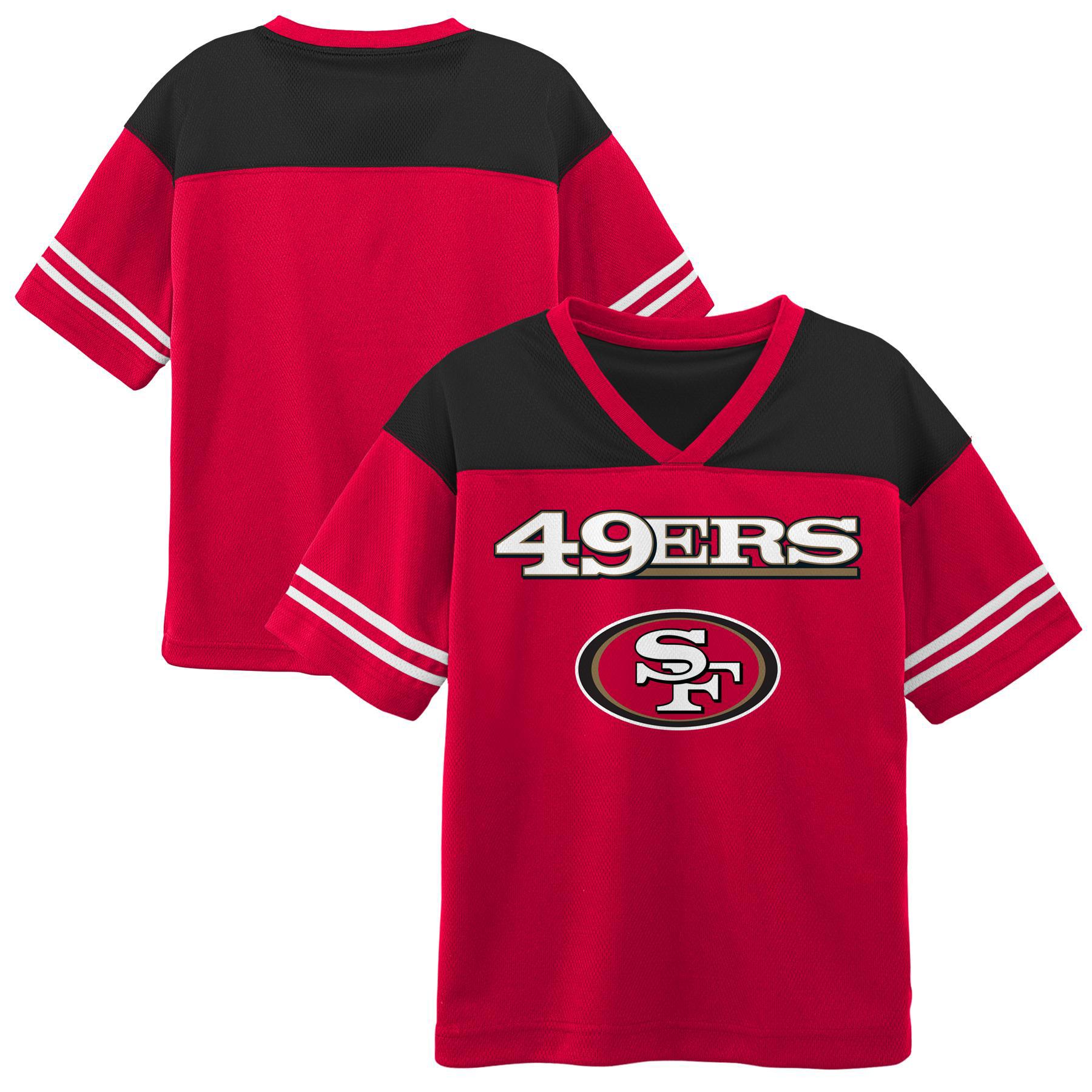 NFL Toddler Boys' V-Neck Shirt - San Francisco 49ers