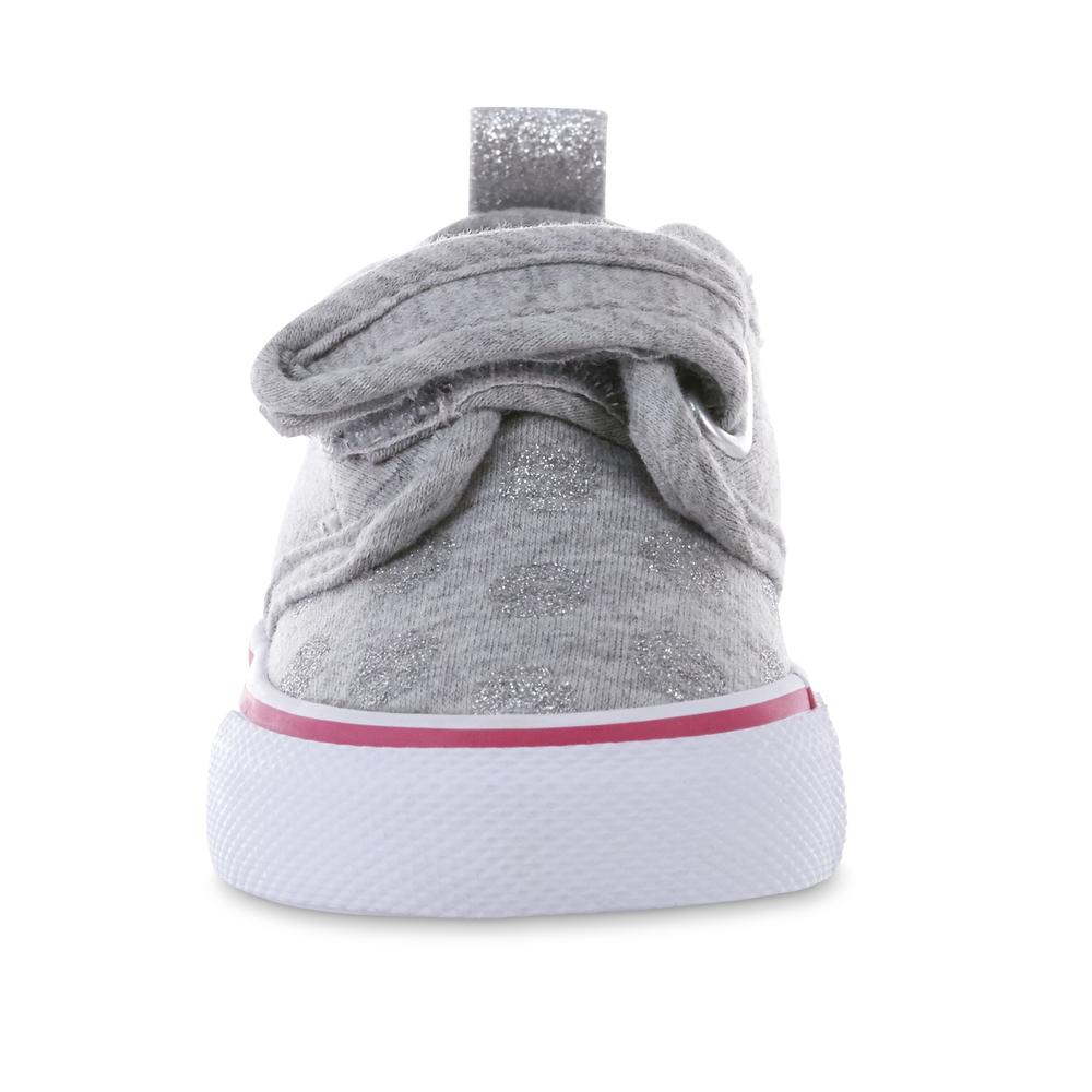 Joe Boxer Baby Girls' Remix Gray/White Sneaker