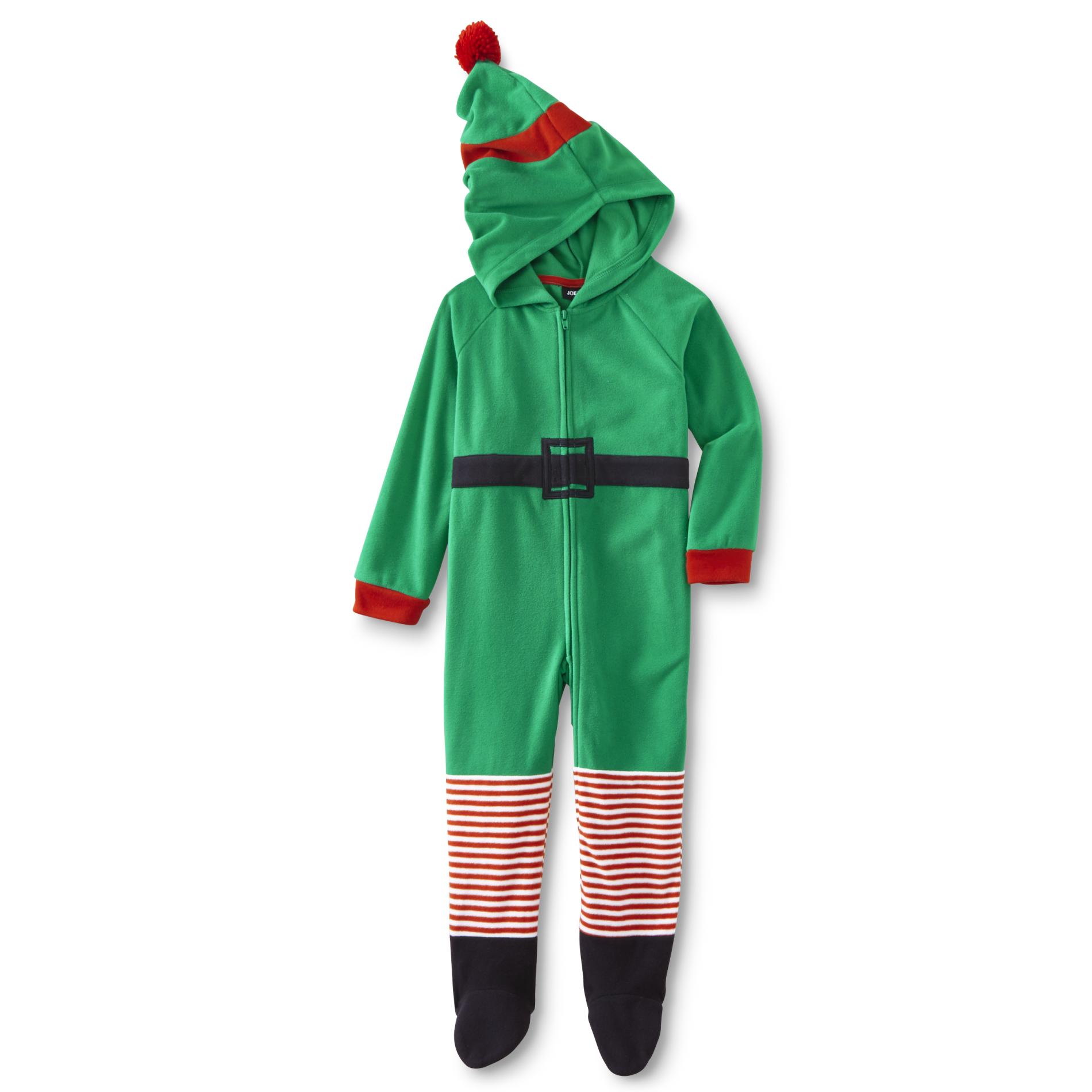Joe Boxer Sleep for the Family Elf Footed Pajamas Infant & Toddler Girl's