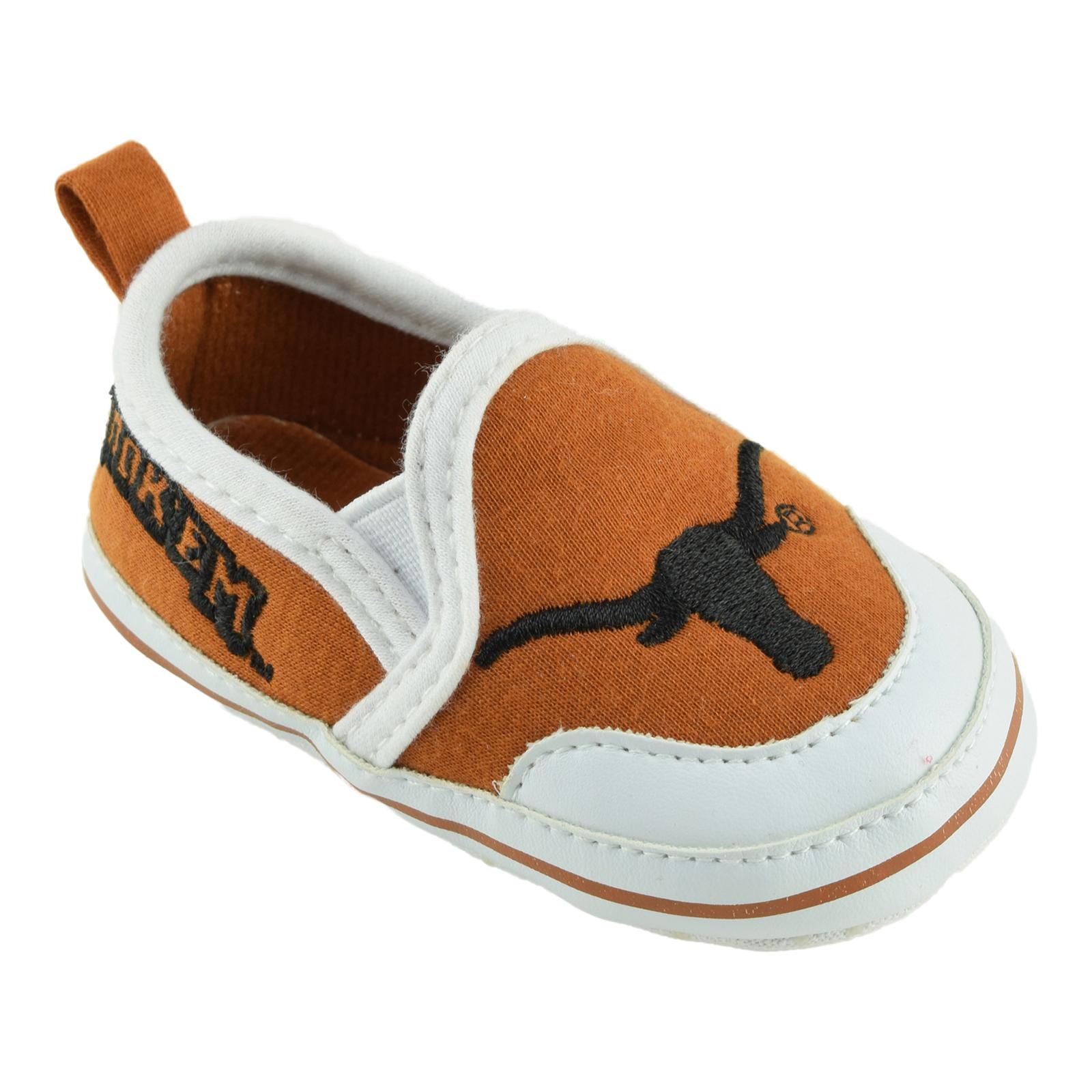 NCAA Newborn & Infant University of Texas Longhorns Soft Sole Shoes