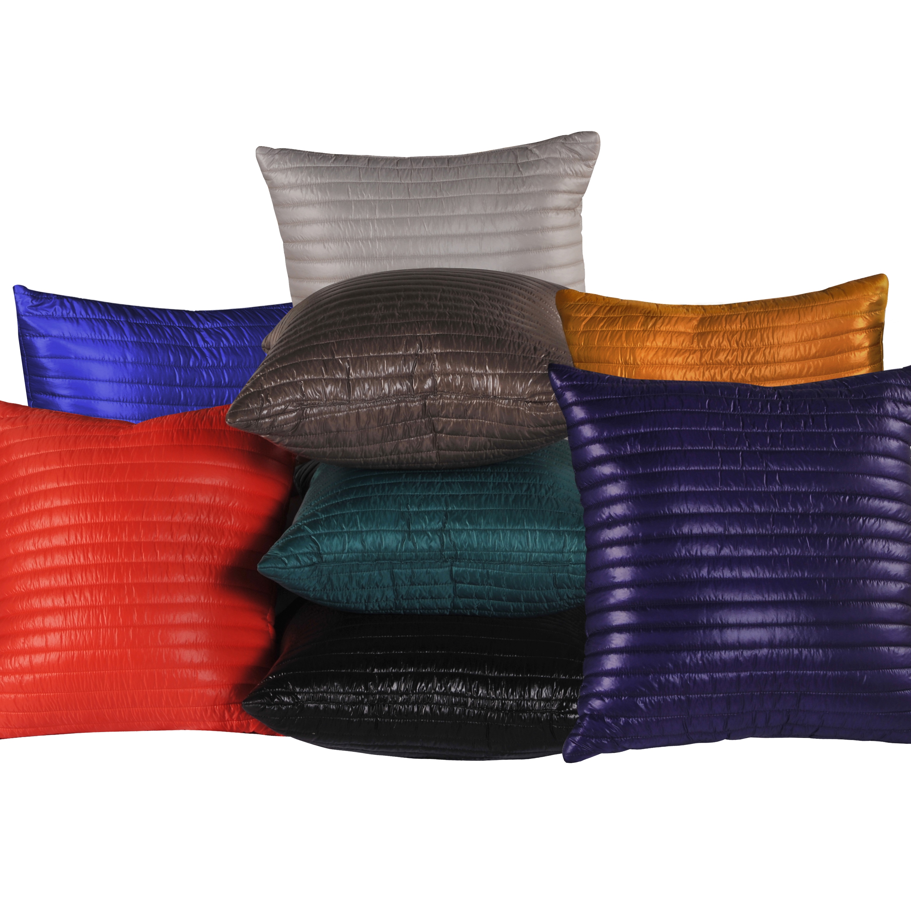 Puff Quilted Ultra Light Nylon Decorative Pillow