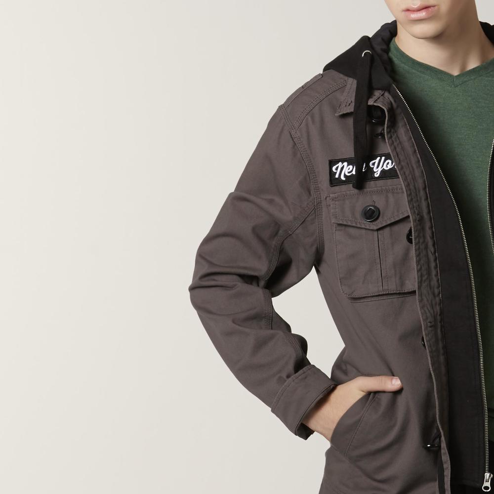 Amplify Young Men's Hooded Canvas Jacket