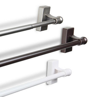 Rod Desyne 7 16 Dia 17 To 30 Adjustable Magnetic Curtain Rod