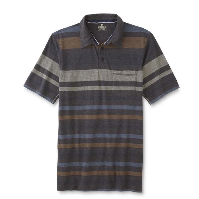 Outdoor Life Men's Big & Tall Polo Shirt Striped
