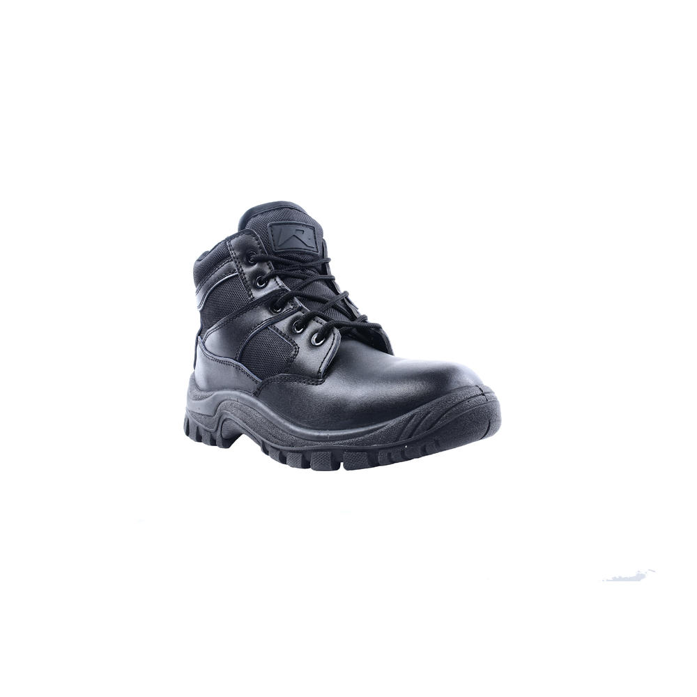 Ridge Footwear Men's 6" Nighthawk Mid Tactical Boot Wide Width Available - Black