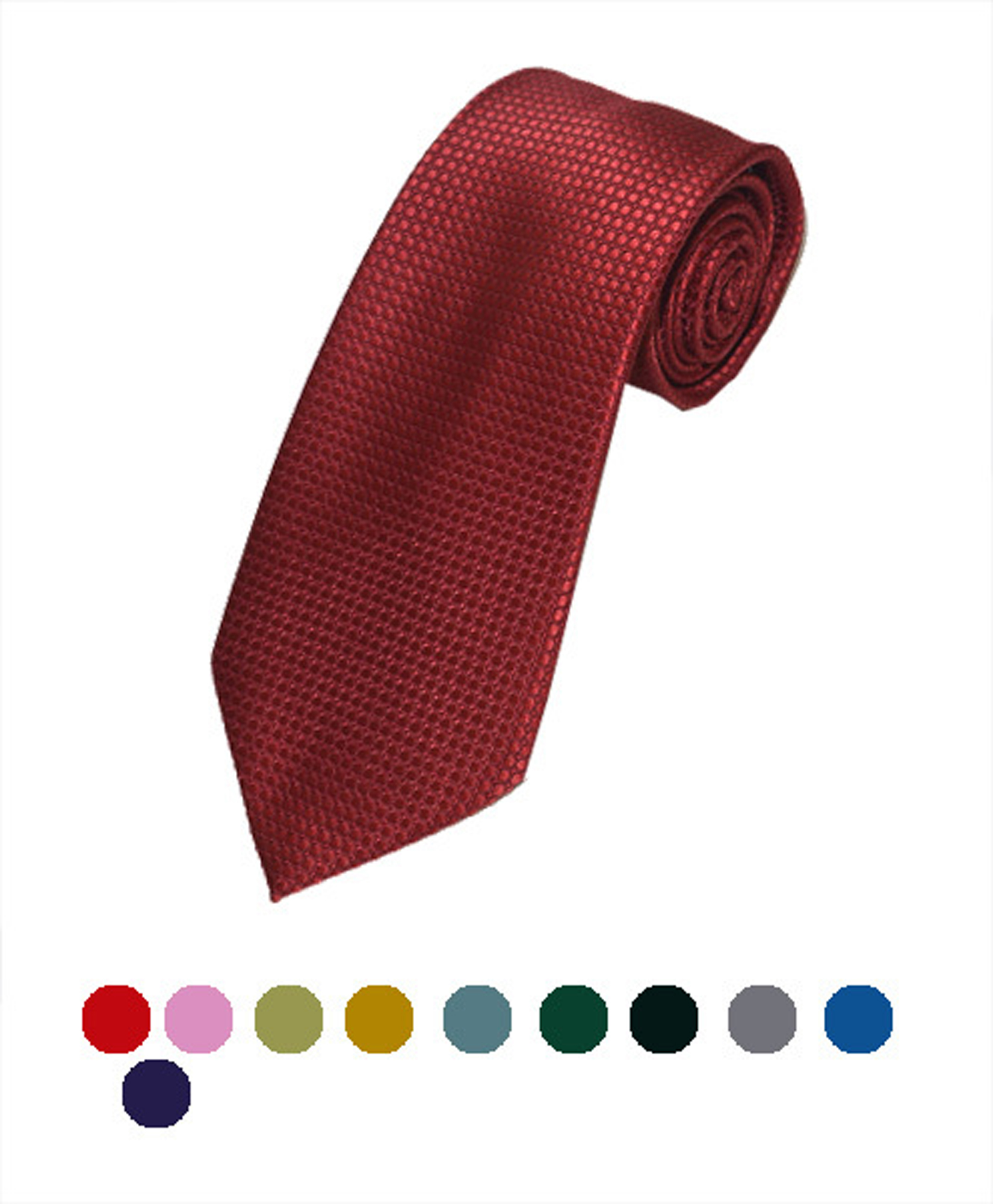 Laurant Bennet Solid Pixel Micro Fiber Poly Woven Tie