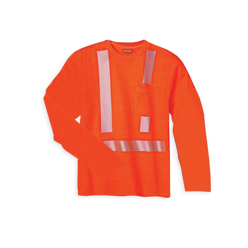 Craftsman Men's Long Sleeve High Visibility Work Shirt with Teflon™