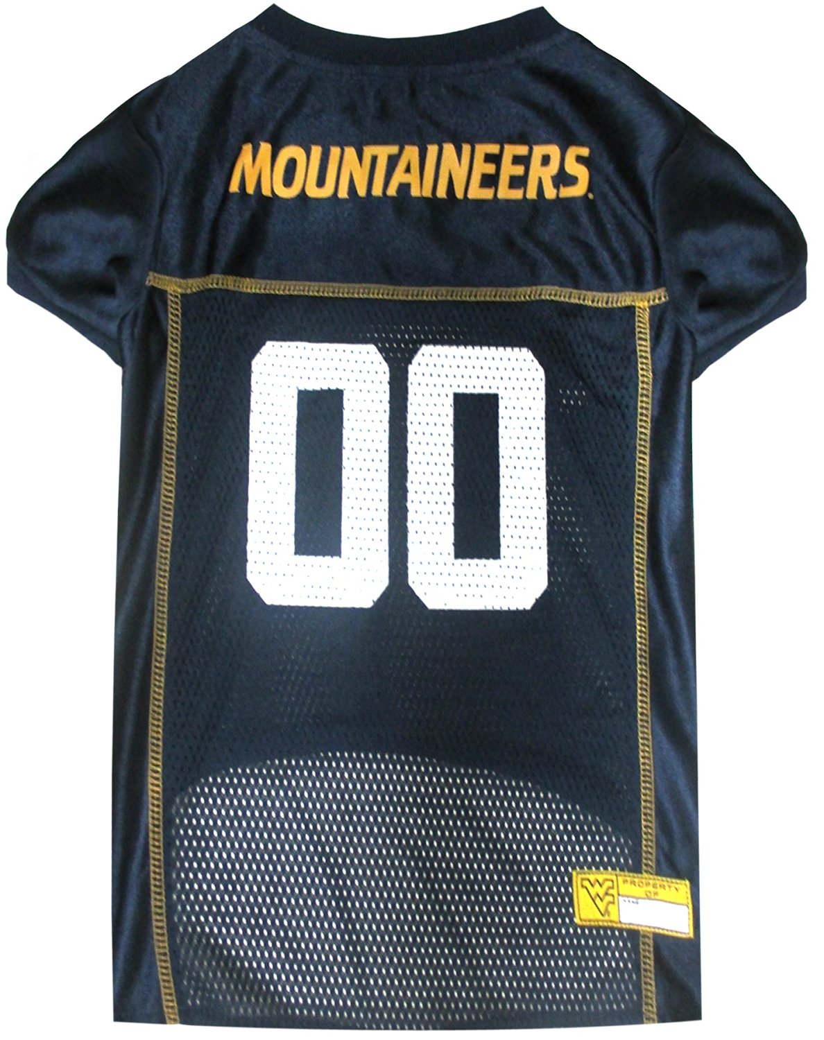 Pets First Co. West Virginia Mountaineers Pet Jersey